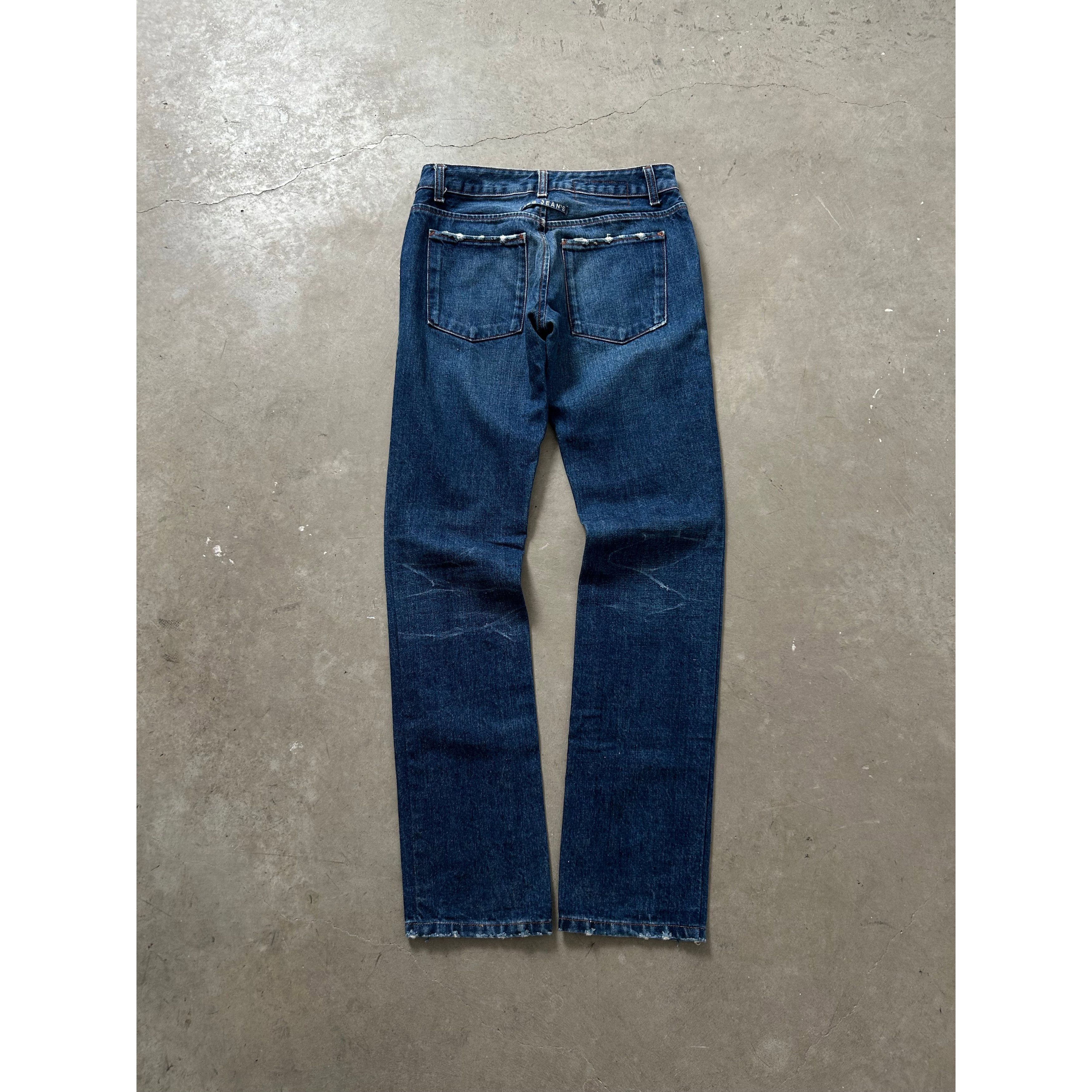Jean Paul Gaultier Jean Paul Gaultier Blue Classic Denim Jeans Size US 30 / EU 46 - 3 Thumbnail