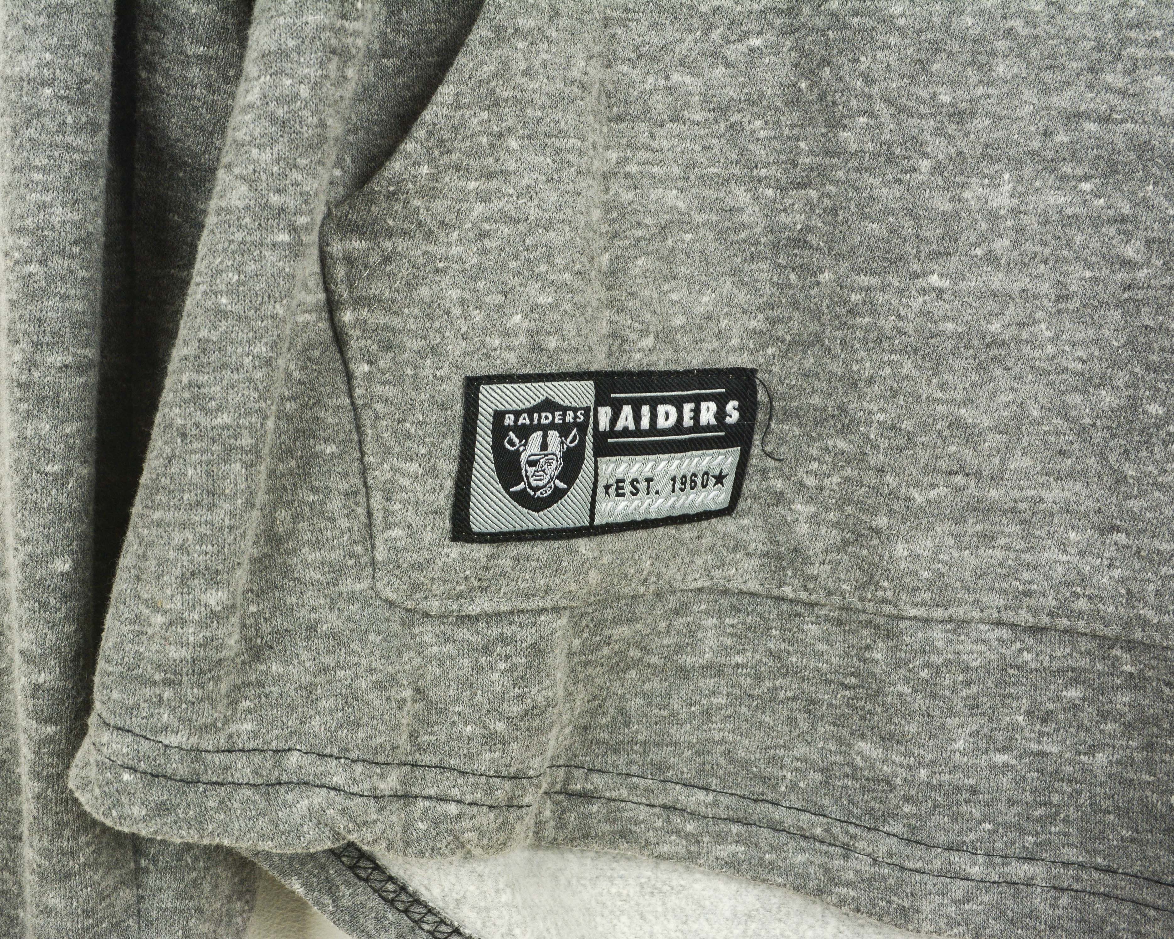 NFL Oakland Raiders Men L Hoodie Las vegas football grey Size US L / EU 52-54 / 3 - 3 Thumbnail