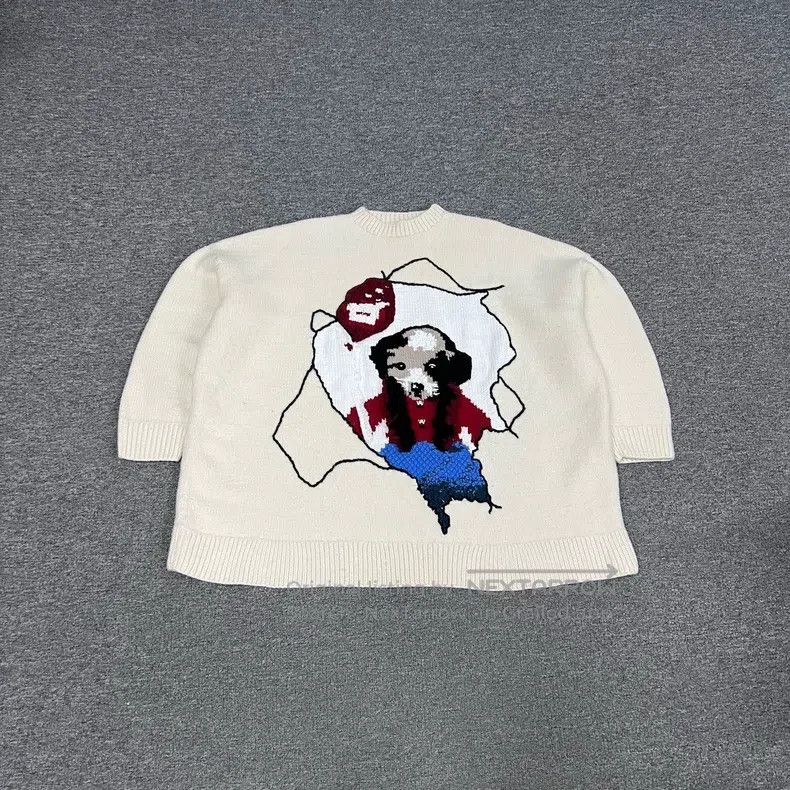 Loewe Loewe New Knitted Sweater with Dog Pattern Size M / US 6-8 / IT 42-44 - 1 Thumbnail