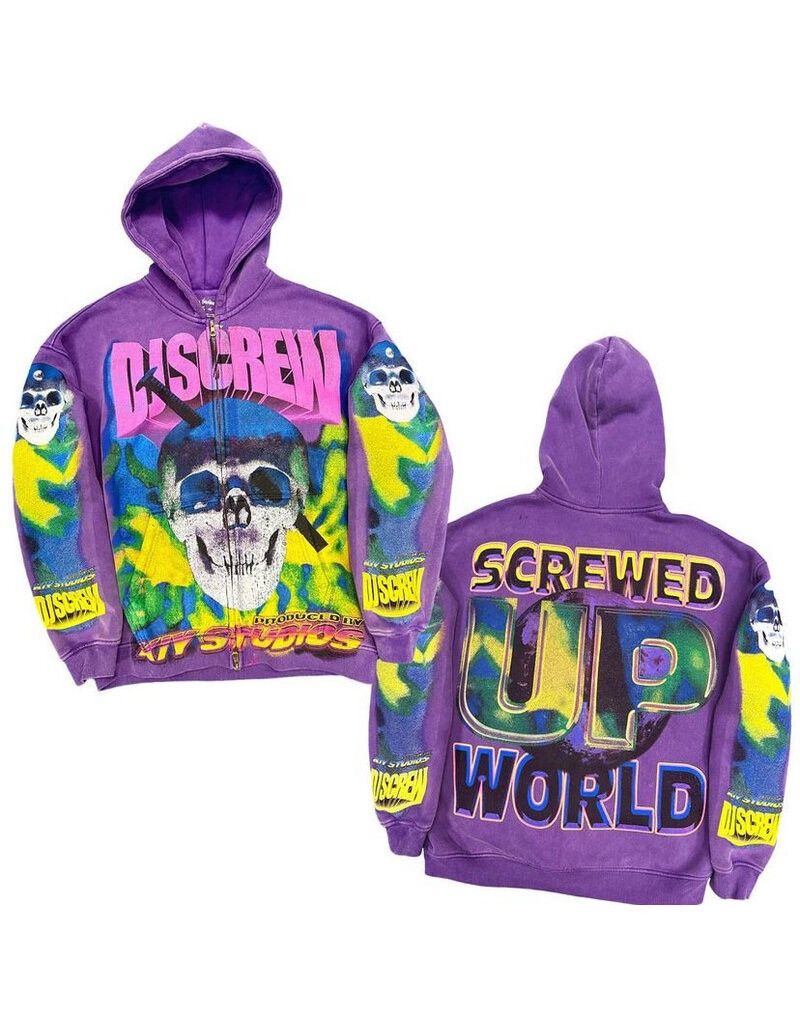 Other KIY STUDIOS "SCREWED UP WORLD" ZIP Size US XXL / EU 58 / 5 - 1 Thumbnail