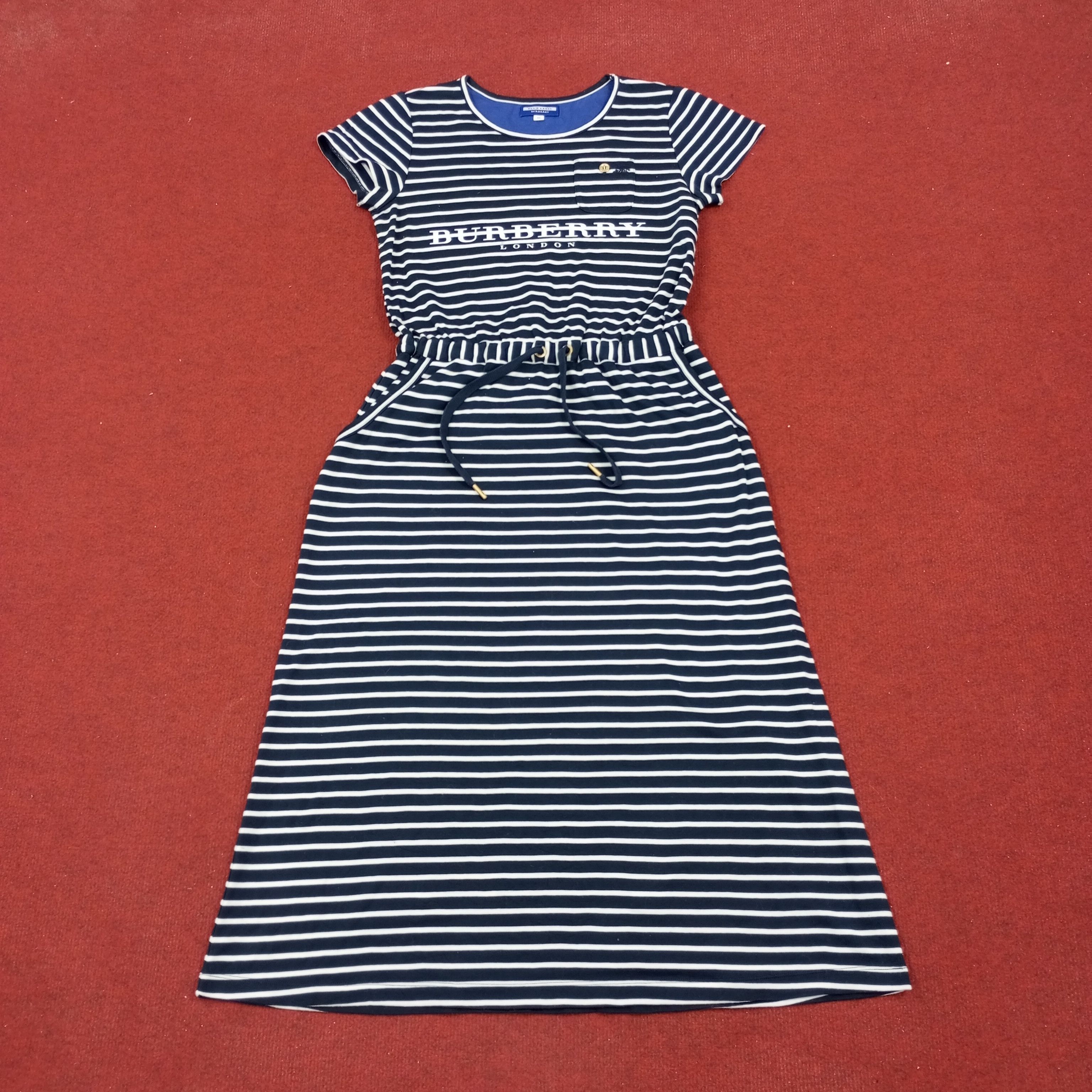 Burberry × Vintage Burberry Blue Label Fashion Brand Custom Art Dresses Size S / US 4 / IT 40 - 1 Thumbnail