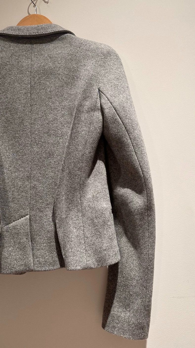 Haider Ackermann Haider Ackermann Gray woolen felt coat suit jacket Size XXS / US 00 / IT 34 - 8 Thumbnail