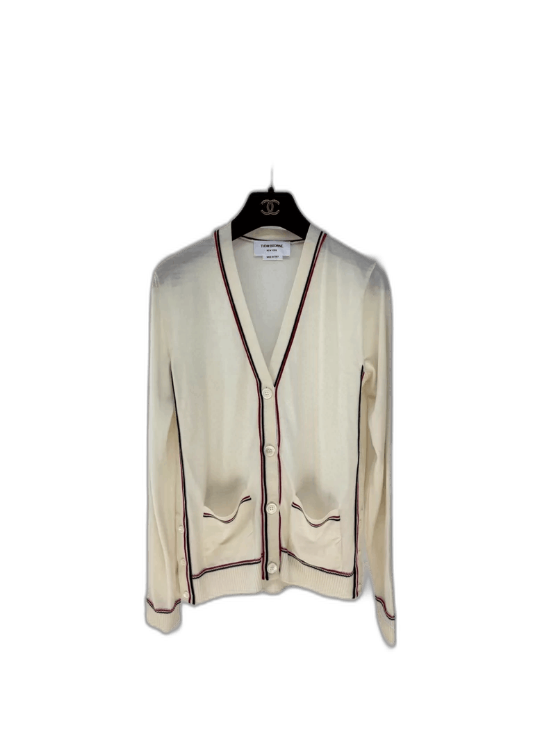 Thom Browne Thom Browne Lightweight Wool Cardigan Size M / US 6-8 / IT 42-44 - 1 Thumbnail