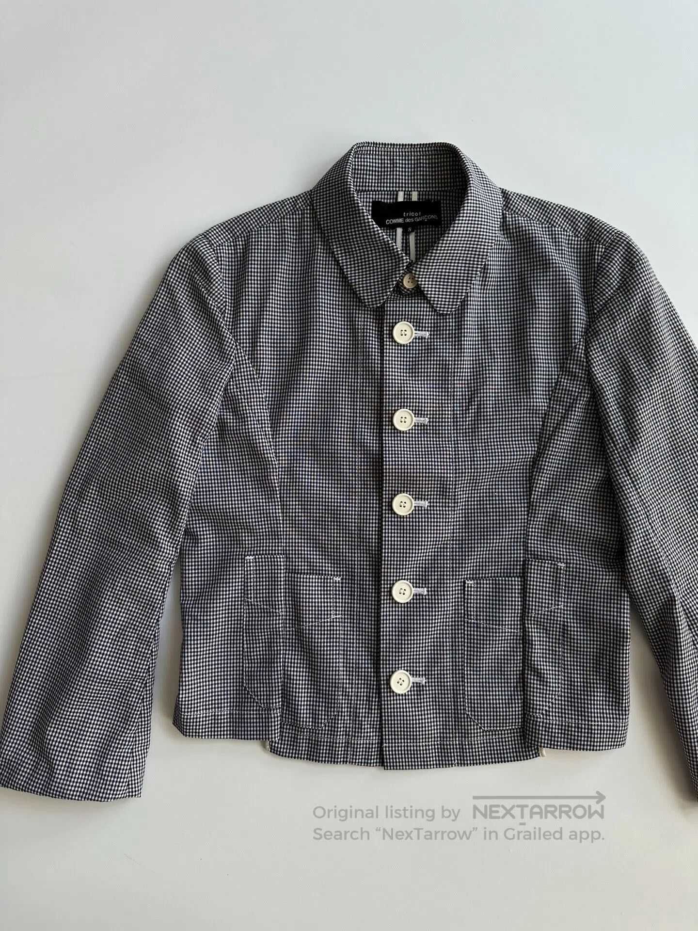 Comme des Garcons Comme des Garcons TRICOT Quilted Pattern Shirt Jacket| Size S / US 4 / IT 40 - 1 Thumbnail
