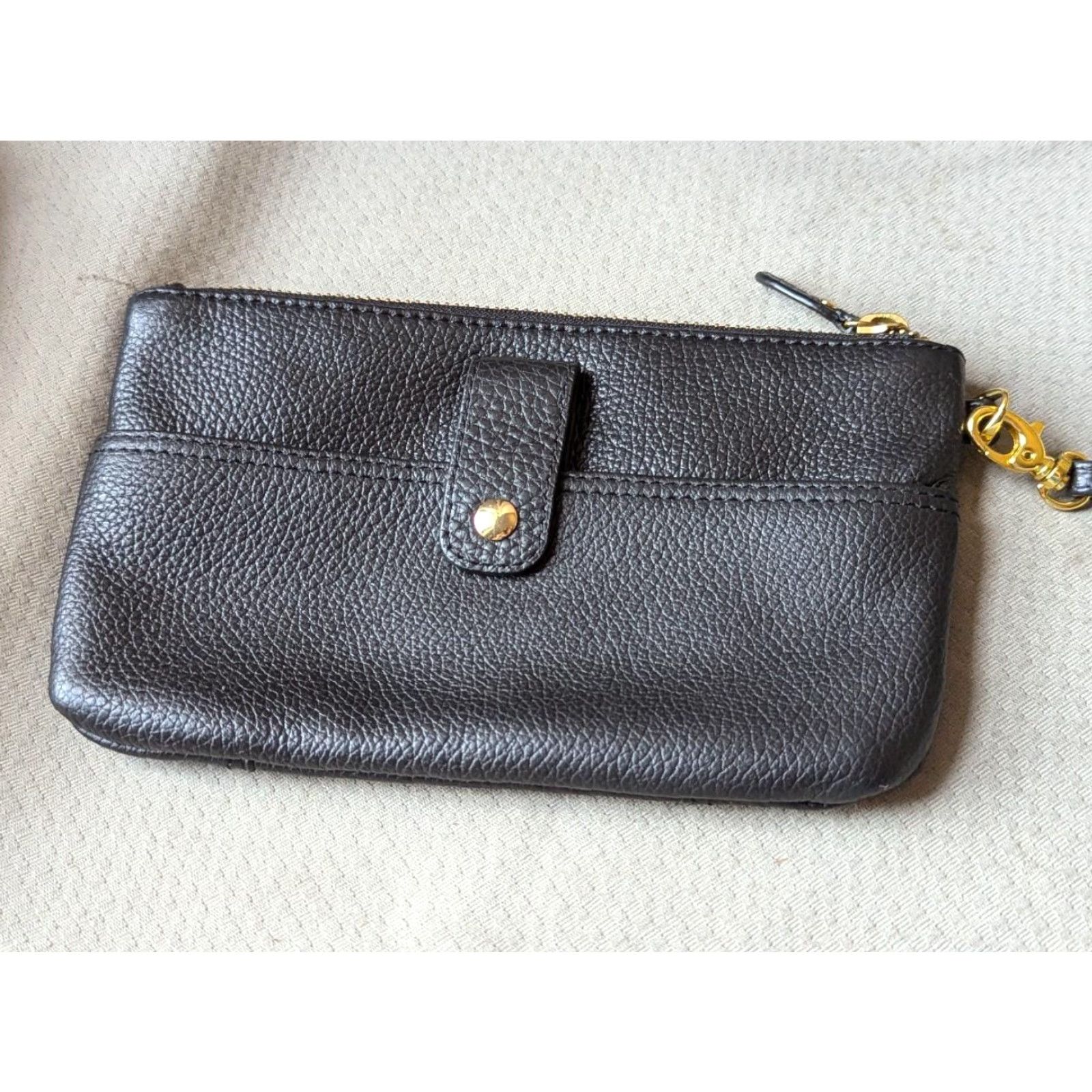 Vintage LODIS leather wallet black 8x5 Coin small bag Wallet Women Size ONE SIZE - 2 Thumbnail