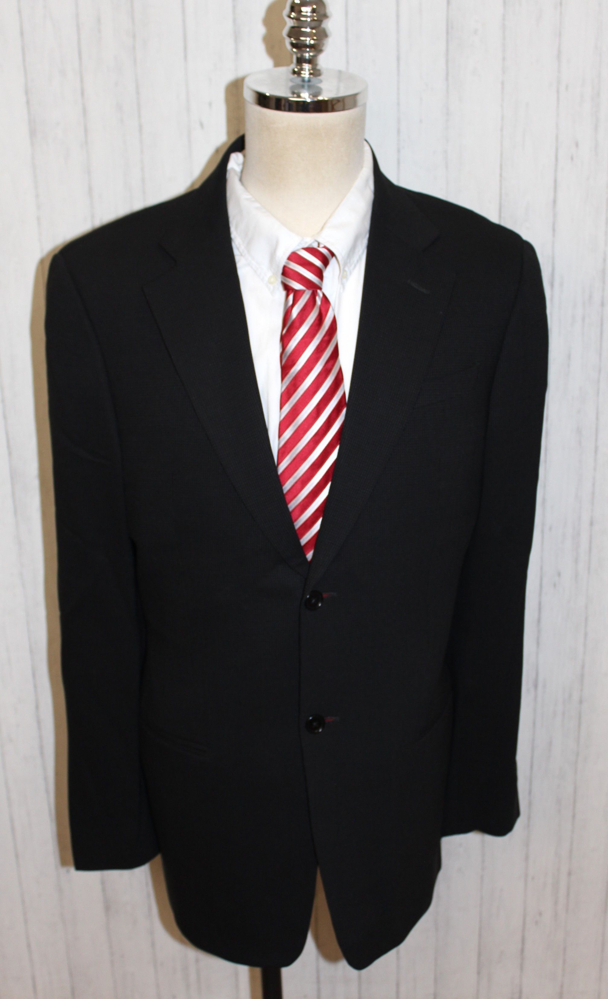 Armani Armani Vintage Black Blazer Jacket Size 50 Size 50R - 2 Thumbnail