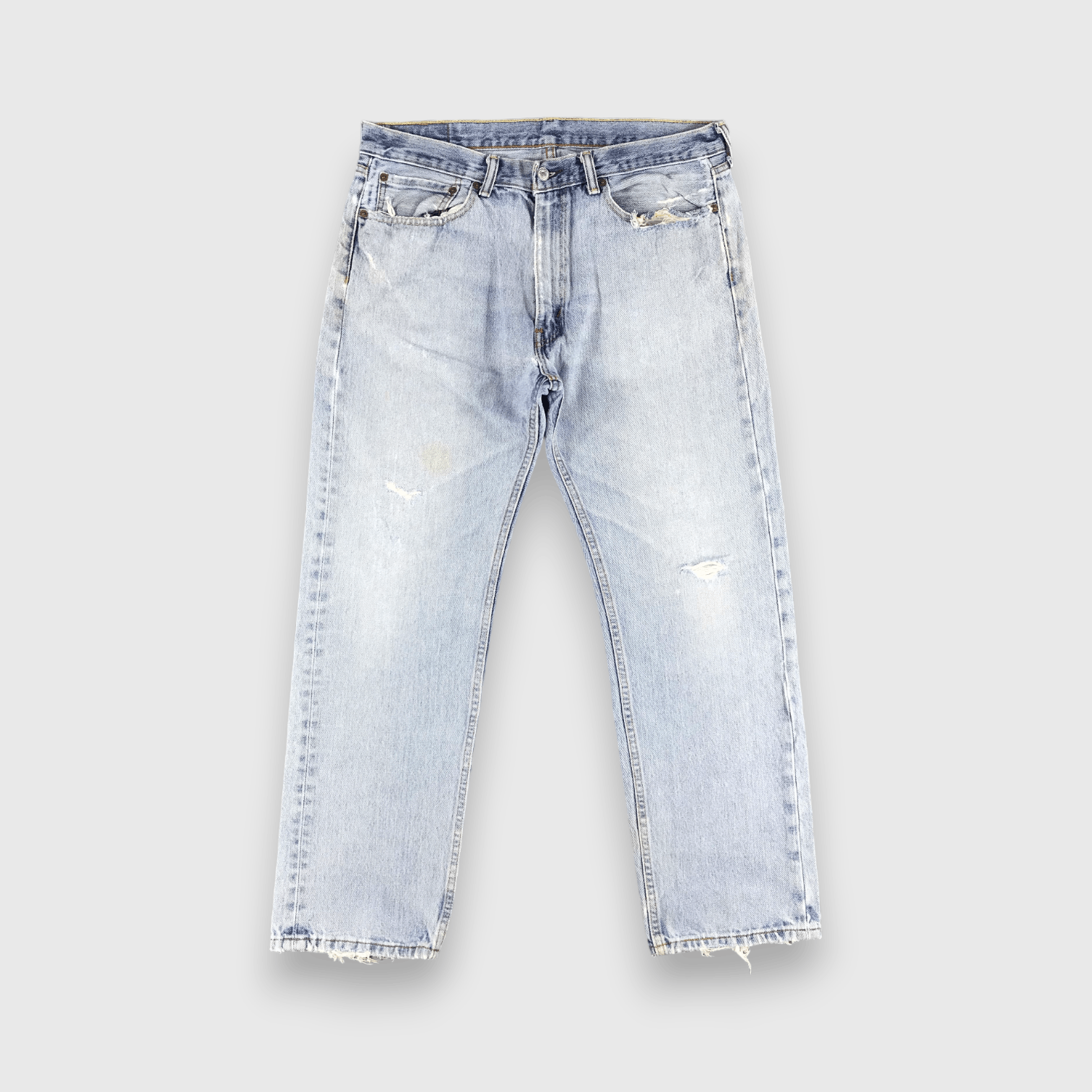 Levi's Vintage Light Wash Levis 505 Jeans-J1510 Size US 37 - 1 Thumbnail