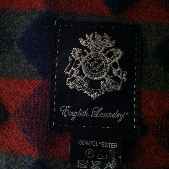 English Laundry ENGLISH LAUNDRY MEN'S NEW 100%POLYESTER SCARF 13 1/4" X 72" Size ONE SIZE - 6 Thumbnail