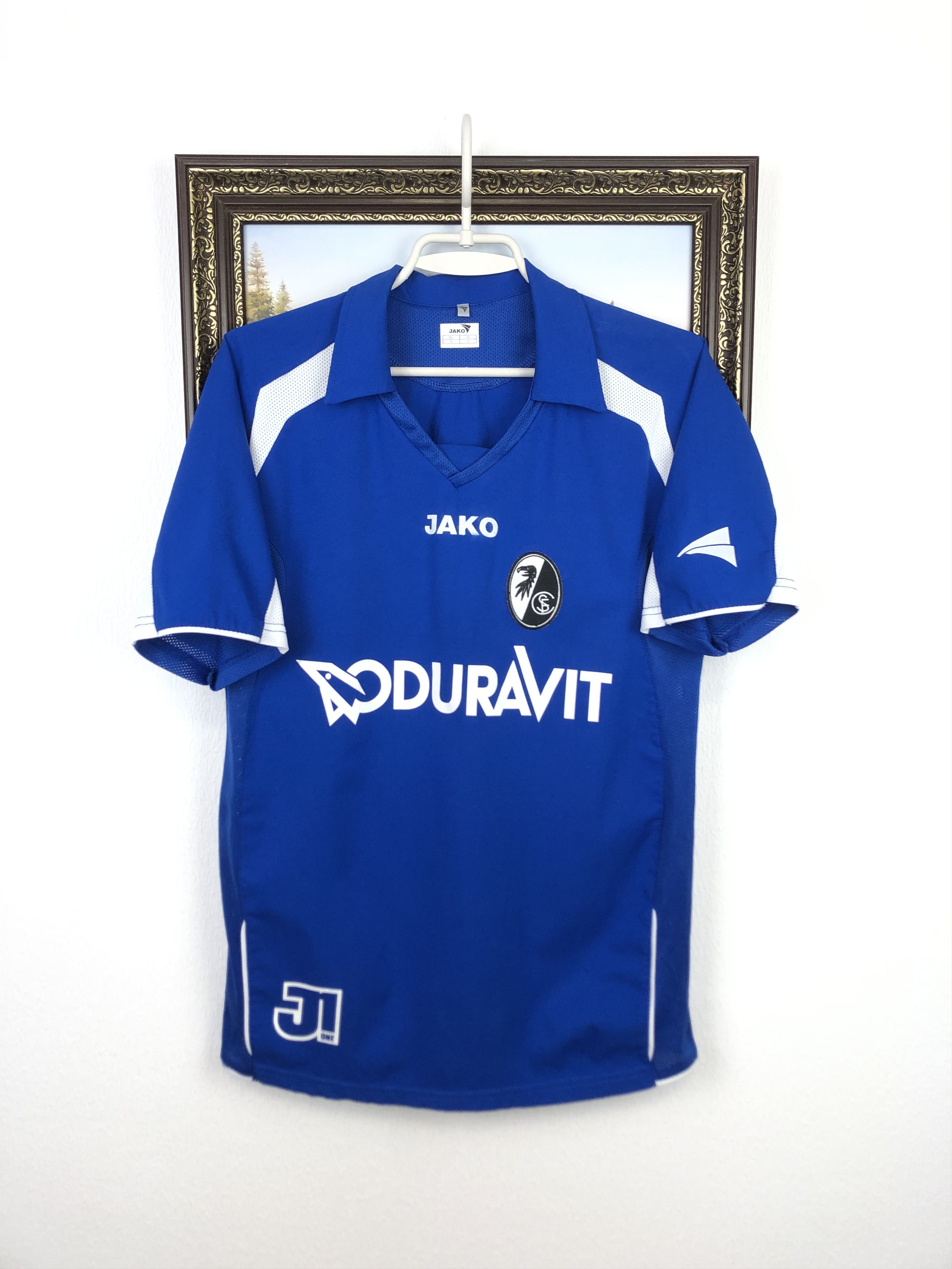 Vintage Freiburg football shirt 2008 Soccer Jako Jersey Mens Tee Size US S / EU 44-46 / 1 - 1 Thumbnail