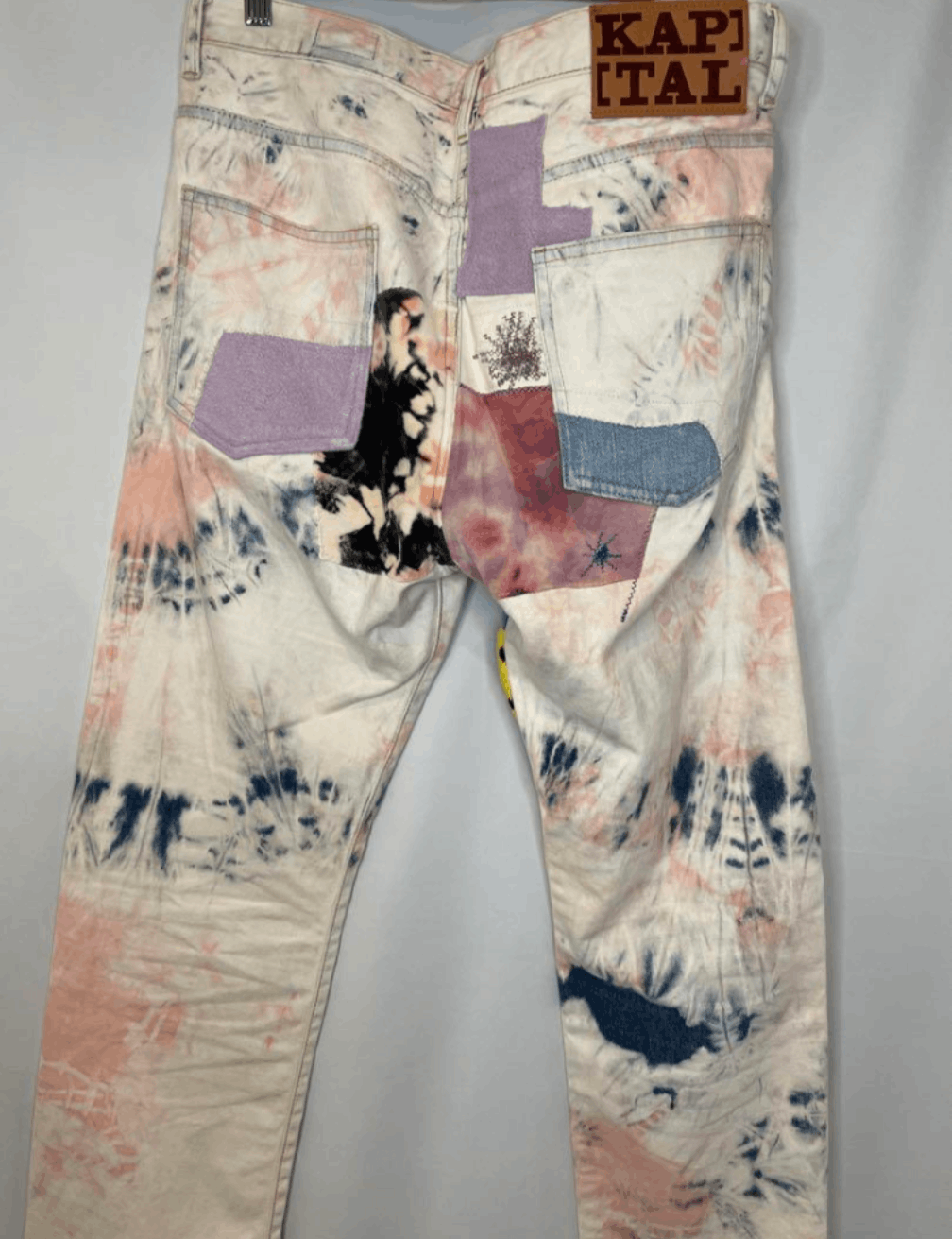 Kapital Kountry Kapital Kountry Smile Patchwork Denim Jeans Size US 34 / EU 50 - 4 Thumbnail