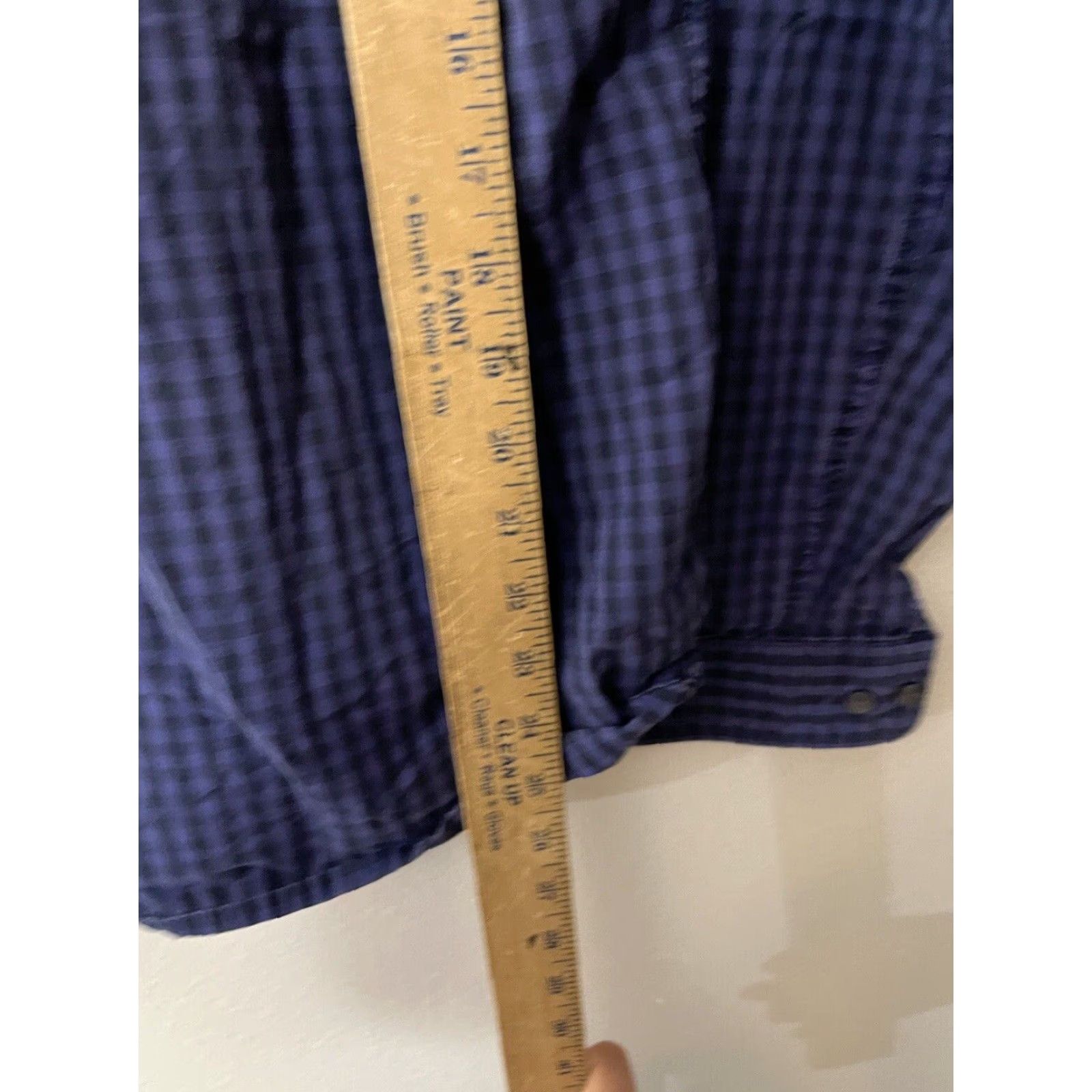 French Connection French Connection Shirt Mens Size Small Purple Dress Shirt Button Down Long Sleeve Gingham Size US S / EU 44-46 / 1 - 4 Thumbnail