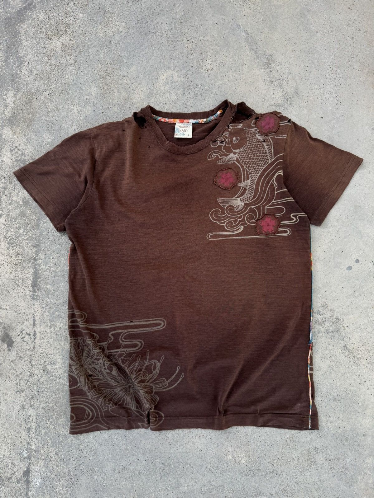 Distressed Japanese Koi Tattoo Tees