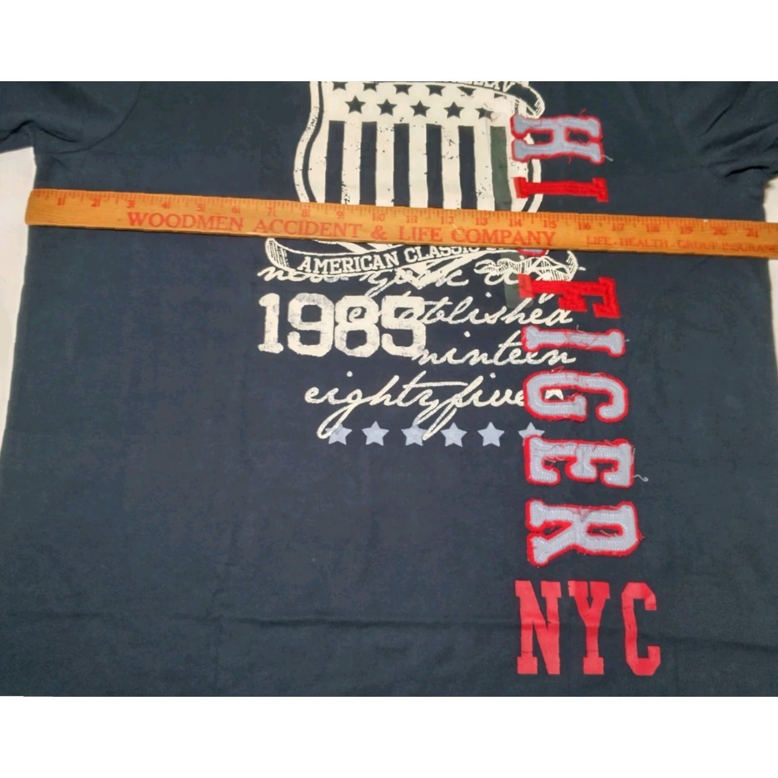 Tommy Hilfiger Tommy Hilfiger Shirt Men Medium Navy Blue Graphic T Short Sleeve New 2011 Size US M / EU 48-50 / 2 - 7 Thumbnail