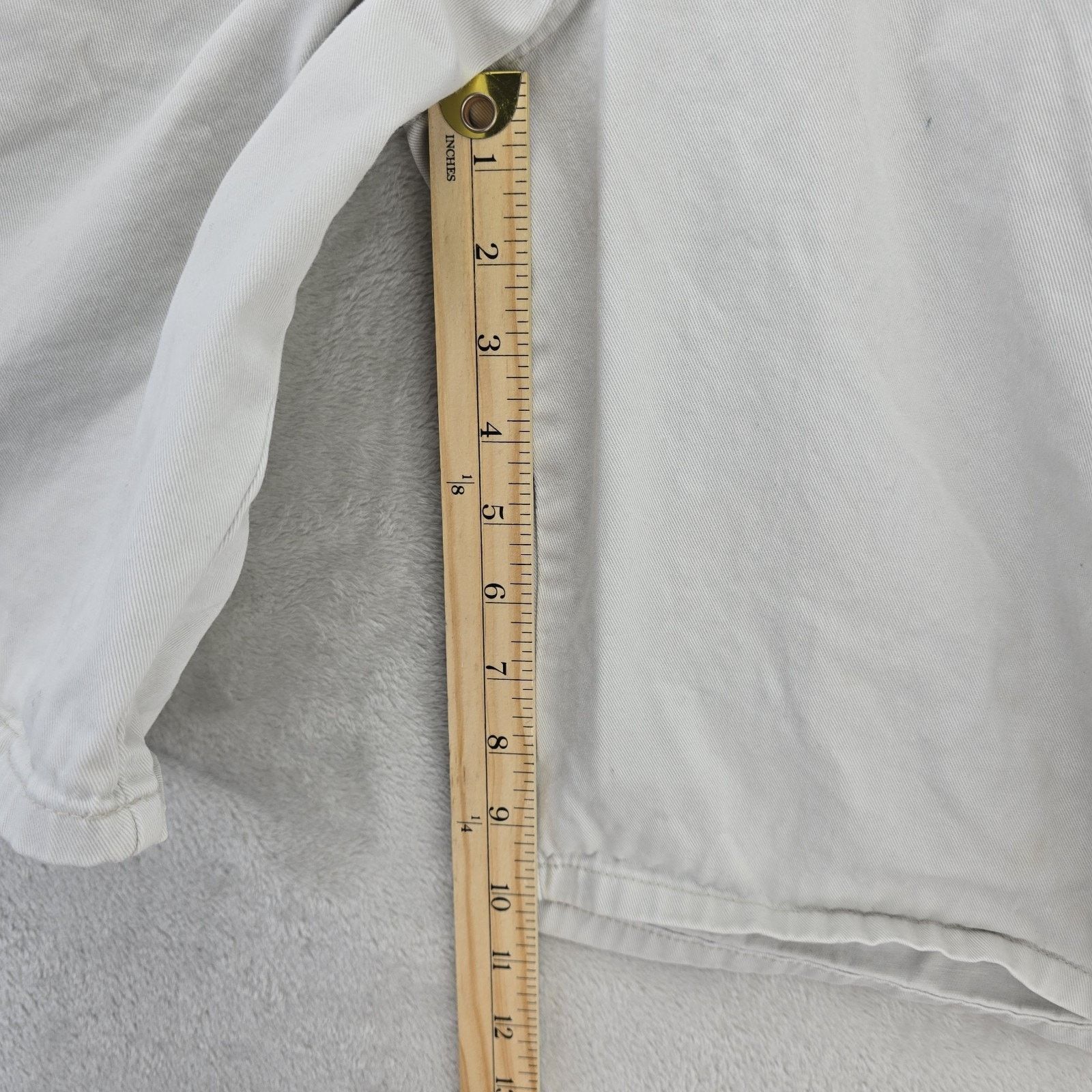 Hurley Vintage Hurley Shorts Men 33x10 Ivory Cargo Skater Y2K Surf Size US 33 - 11 Thumbnail
