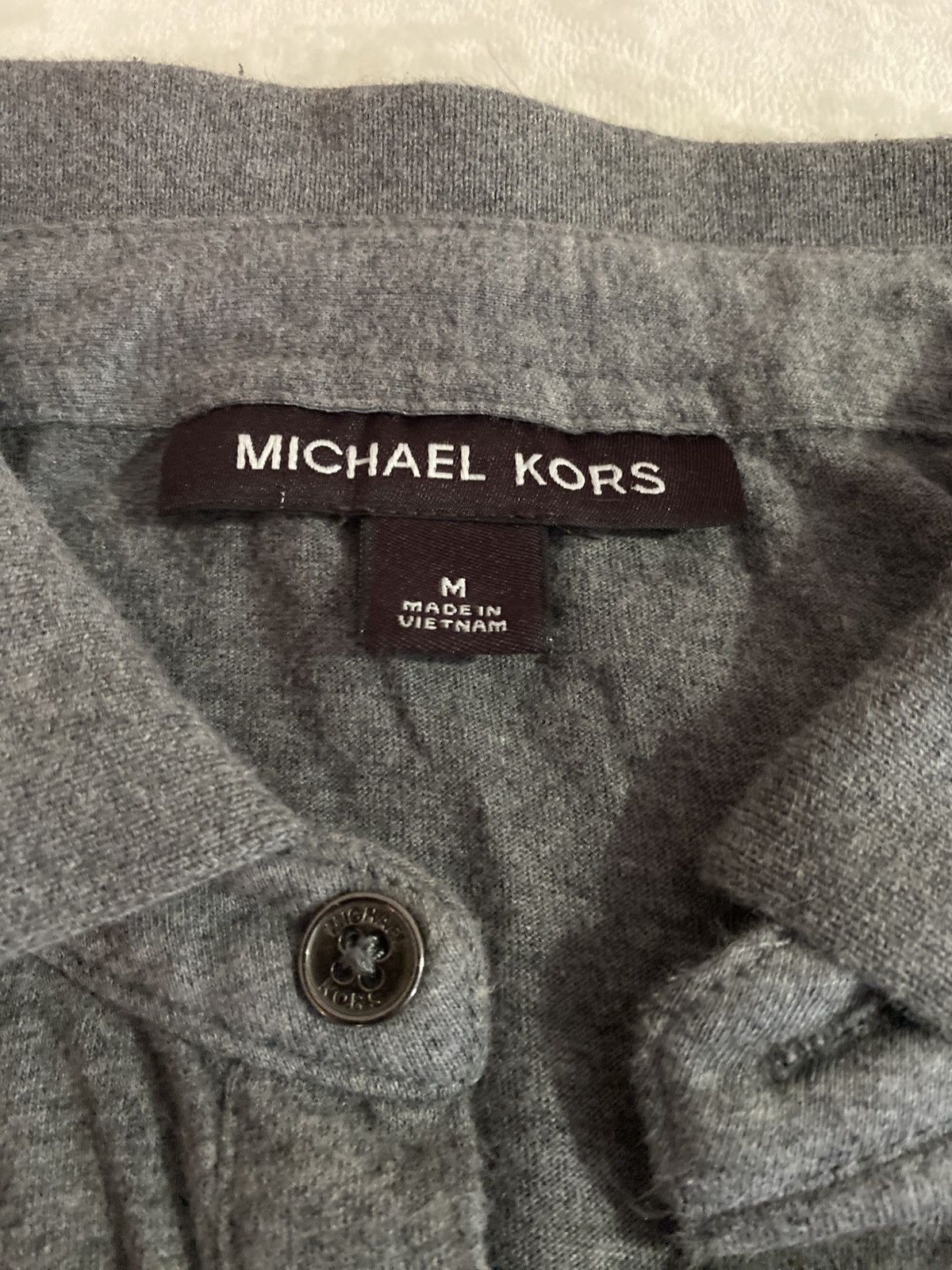 Michael Kors Gray Michael Kors Polo Size US M / EU 48-50 / 2 - 3 Thumbnail