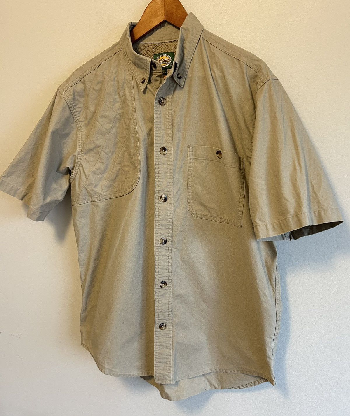Cabelas Cabelas Short Sleeve Hunting Shooting Vented Cotton Shirt Size US M / EU 48-50 / 2 - 3 Thumbnail