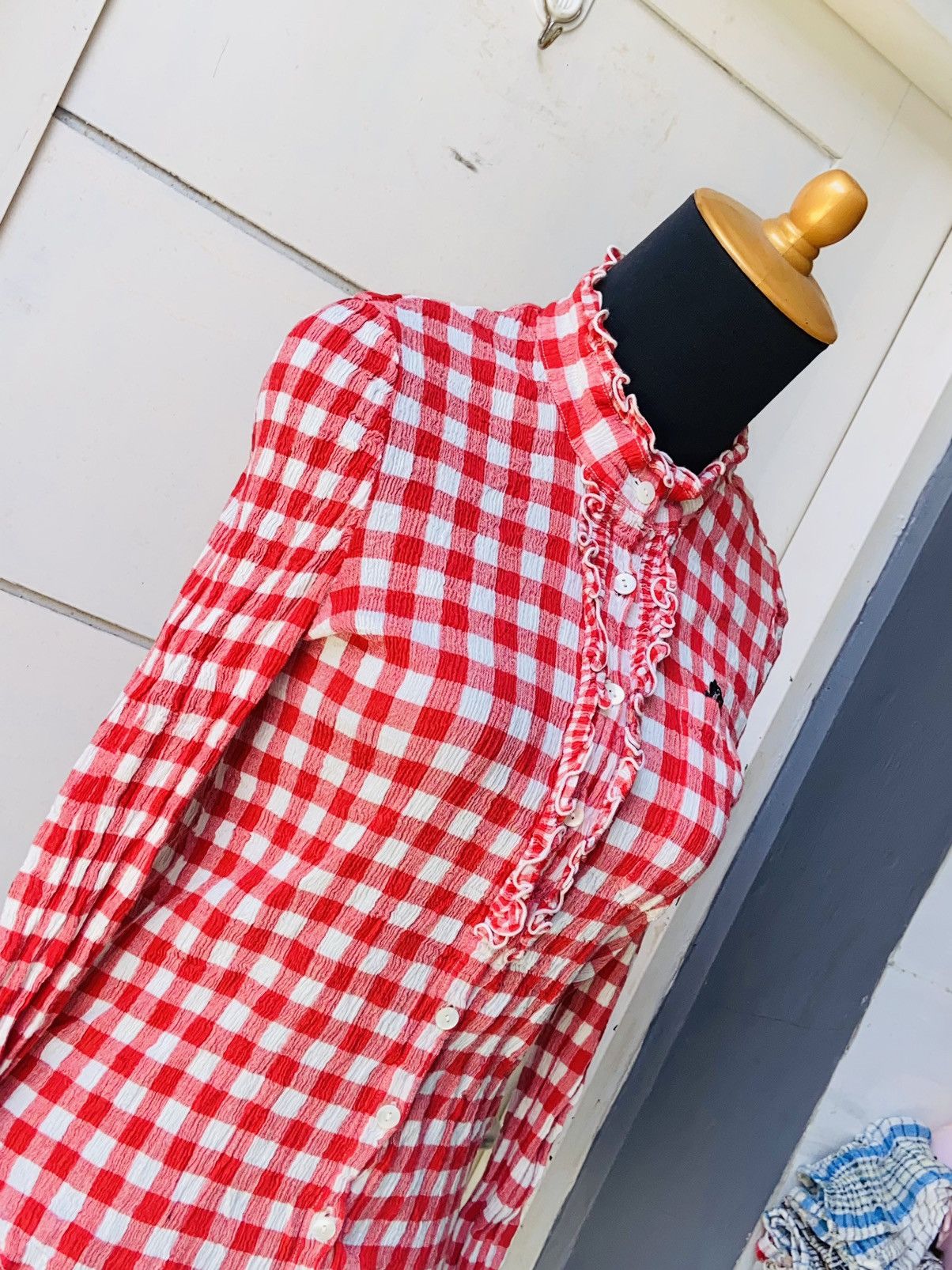 Issey Miyake TSUMORI CHISATO Plaid Shirt Size XXS / US 00 / IT 34 - 7 Thumbnail