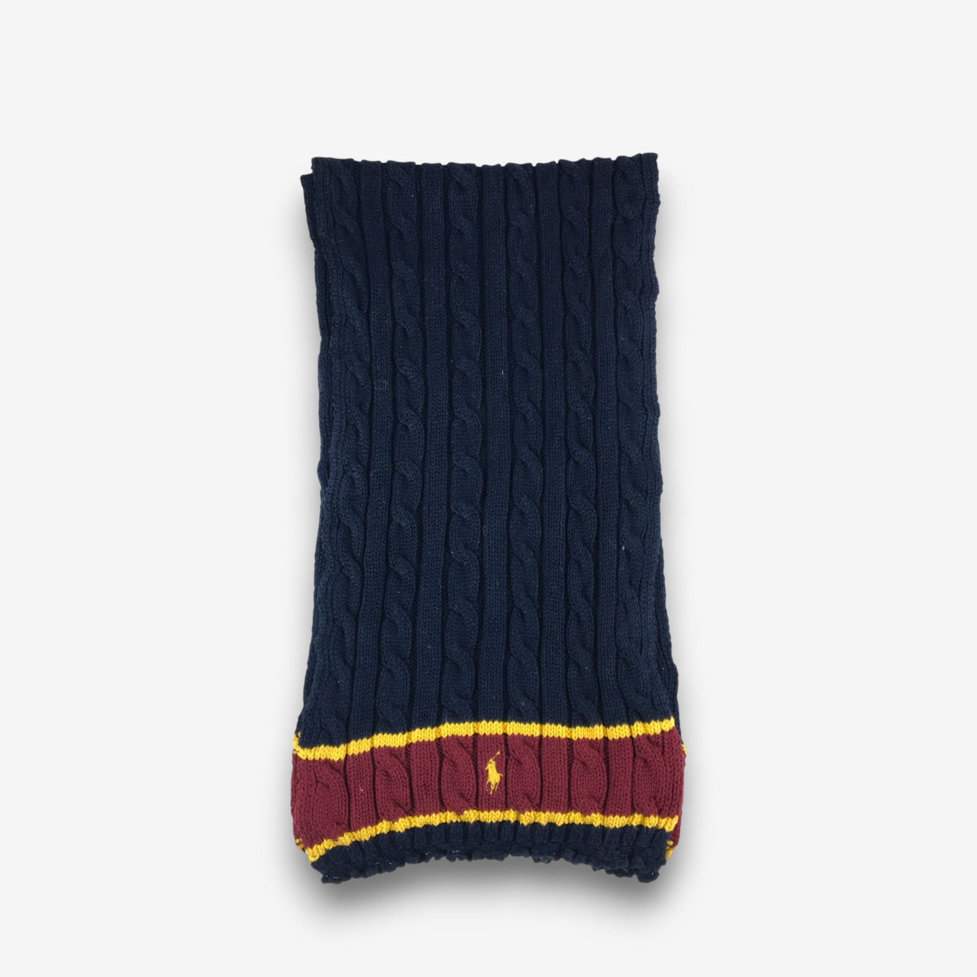 Polo Ralph Lauren Vintage Ralph Lauren Scarf Muffler Ribbed Knit Wool Scarves Size ONE SIZE - 2 Thumbnail