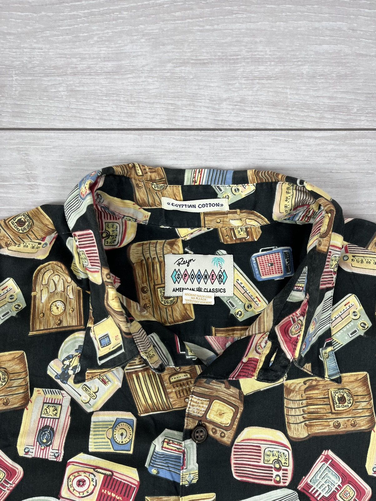 Reyn Spooner Reyn Spooner Egyptian Cotton Over Print Hawaiian Shirt Size US L / EU 52-54 / 3 - 6 Thumbnail