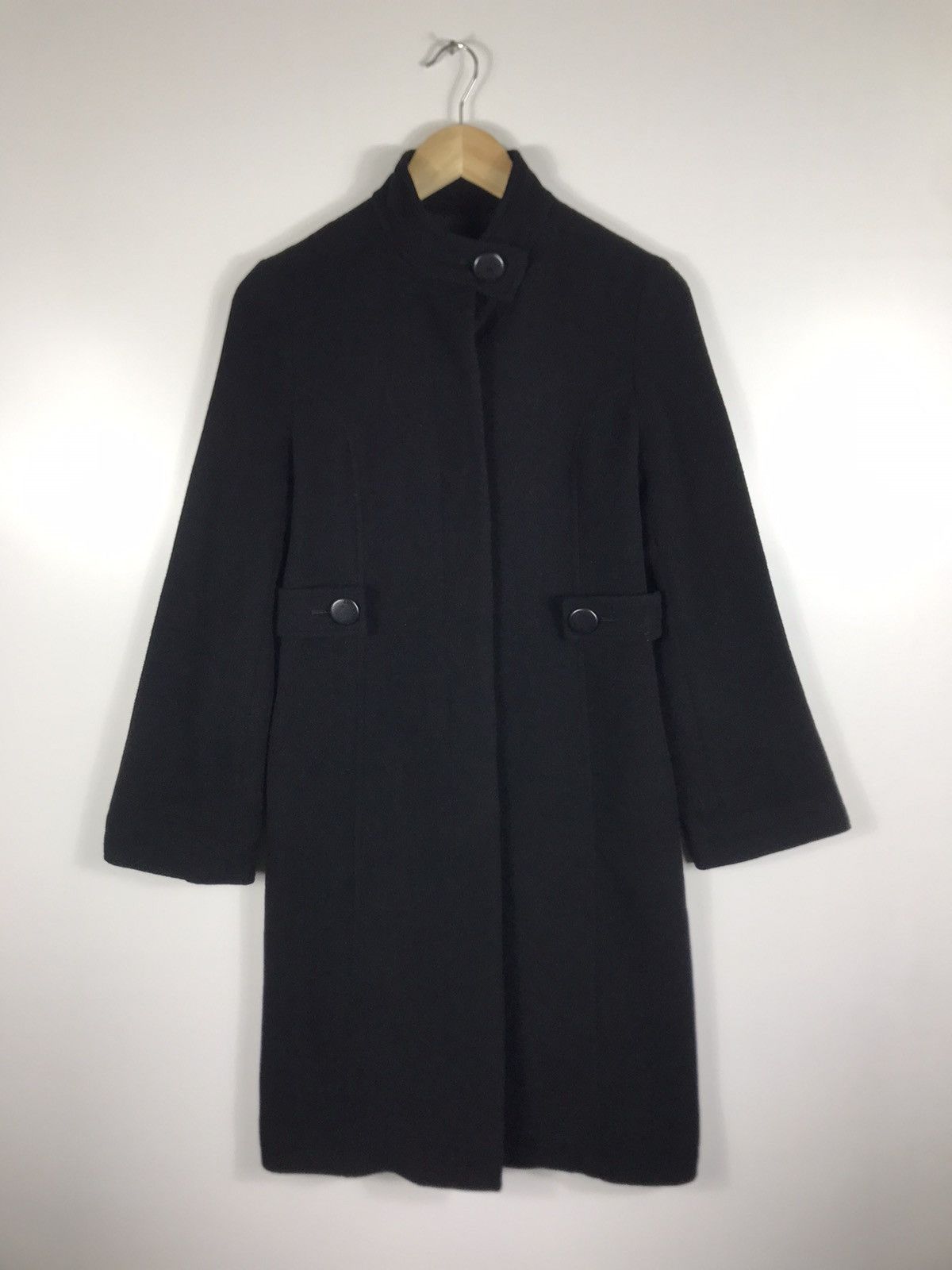 Jil Stuart ⚡️Vintage Jill Stuart Wool Button Long Coat Jacket Size M / US 6-8 / IT 42-44 - 1 Thumbnail