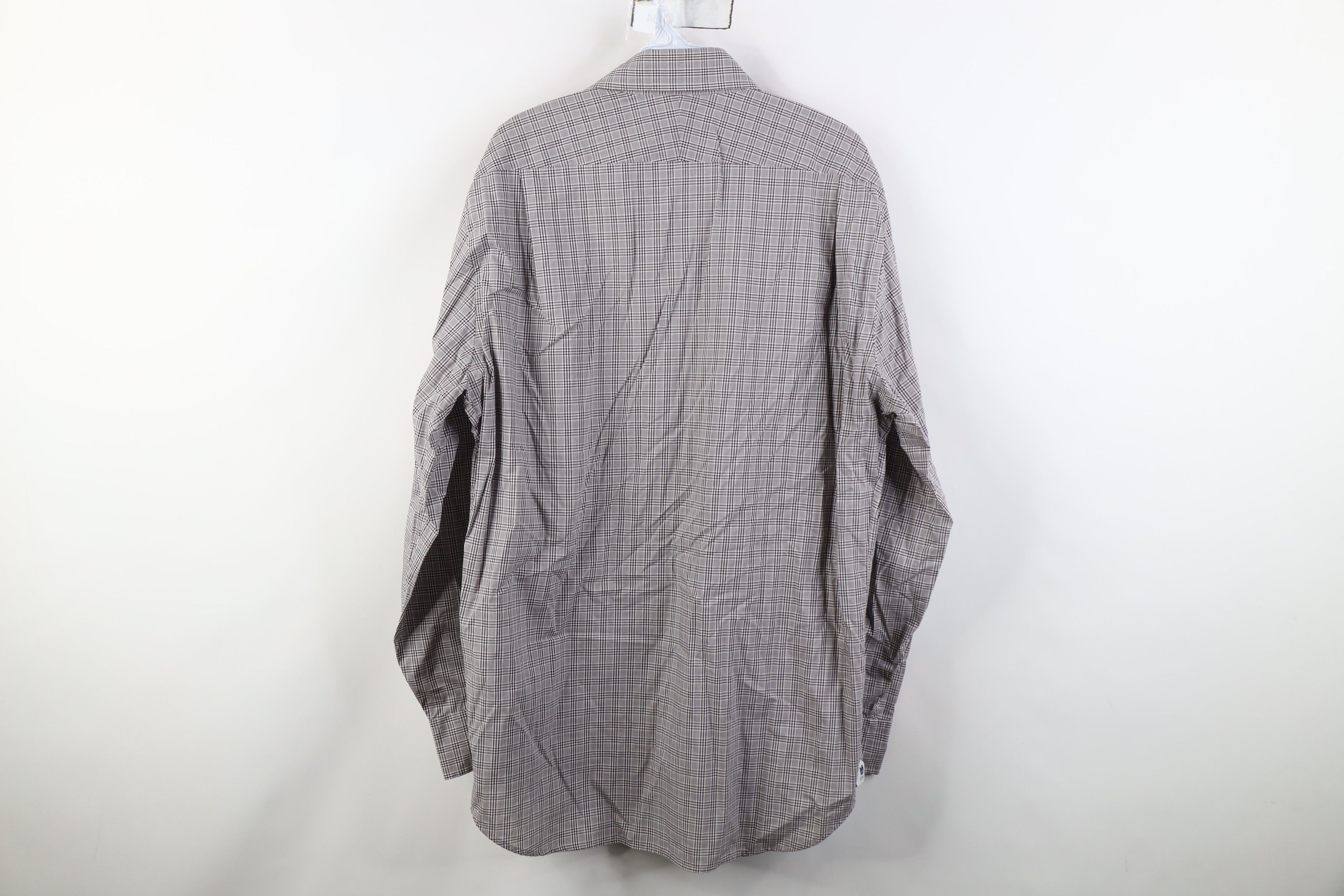 Peter Millar Peter Millar Long Sleeve Button Dress Shirt Plaid Cotton Size US L / EU 52-54 / 3 - 10 Thumbnail