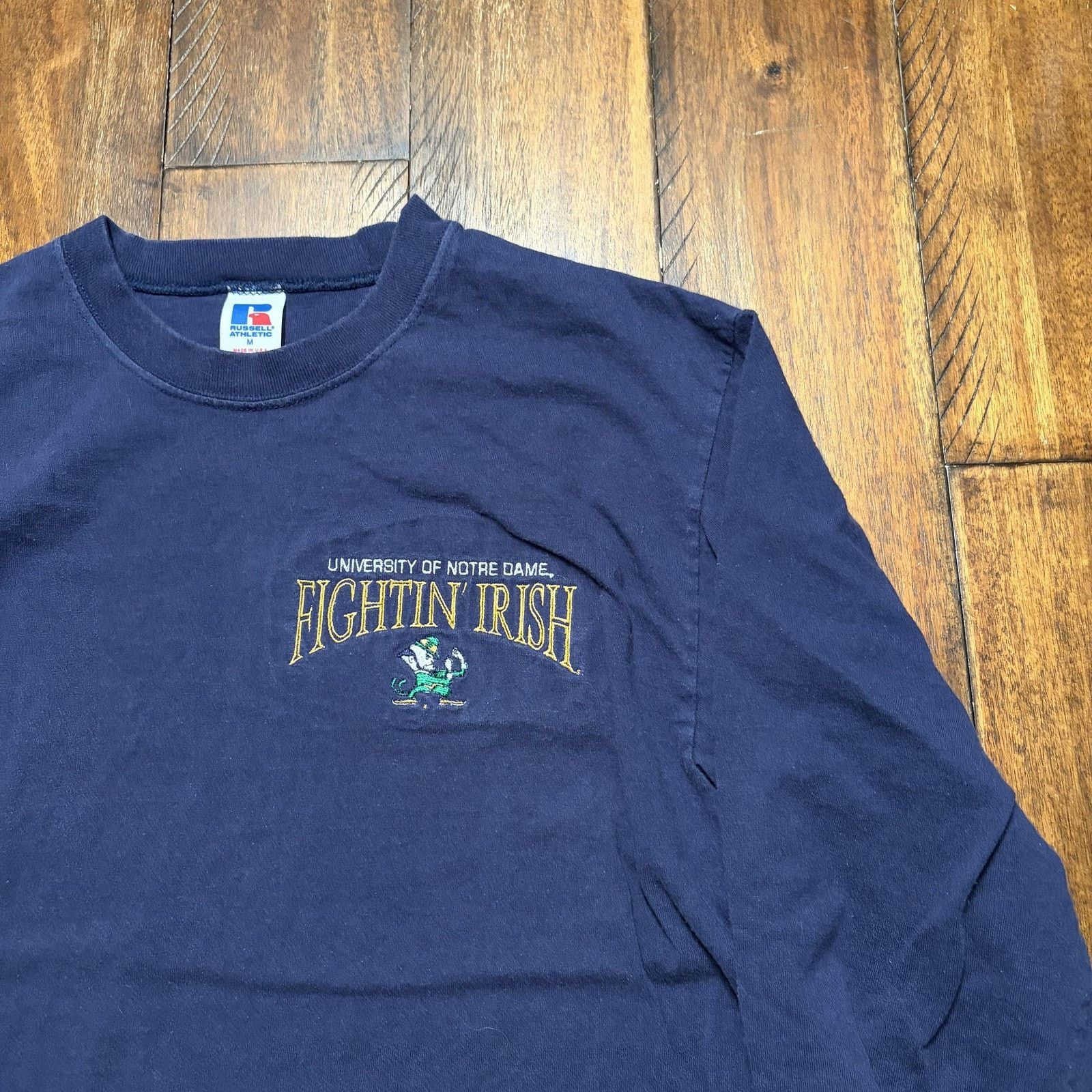 Russell Athletic Vtg Notre Dame Fighting Irish Shirt Mens M Russell Athletic Size US M / EU 48-50 / 2 - 3 Thumbnail