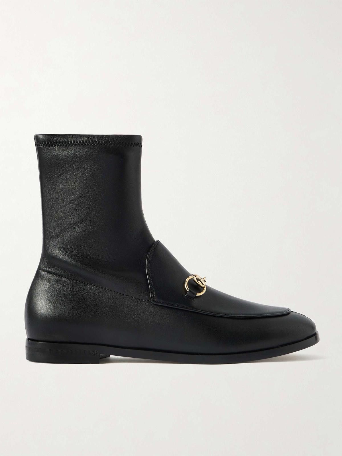 Gucci Gucci Horsebit Jordaan Ankle Boots Size US 6 / IT 36 - 1 Thumbnail