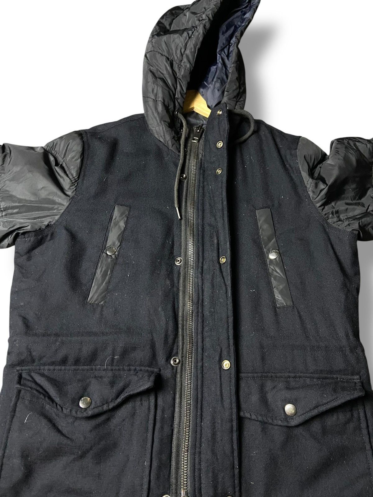 Diesel Vintage DIESEL Zip Up Jacket with Hood (165) Size US S / EU 44-46 / 1 - 6 Thumbnail