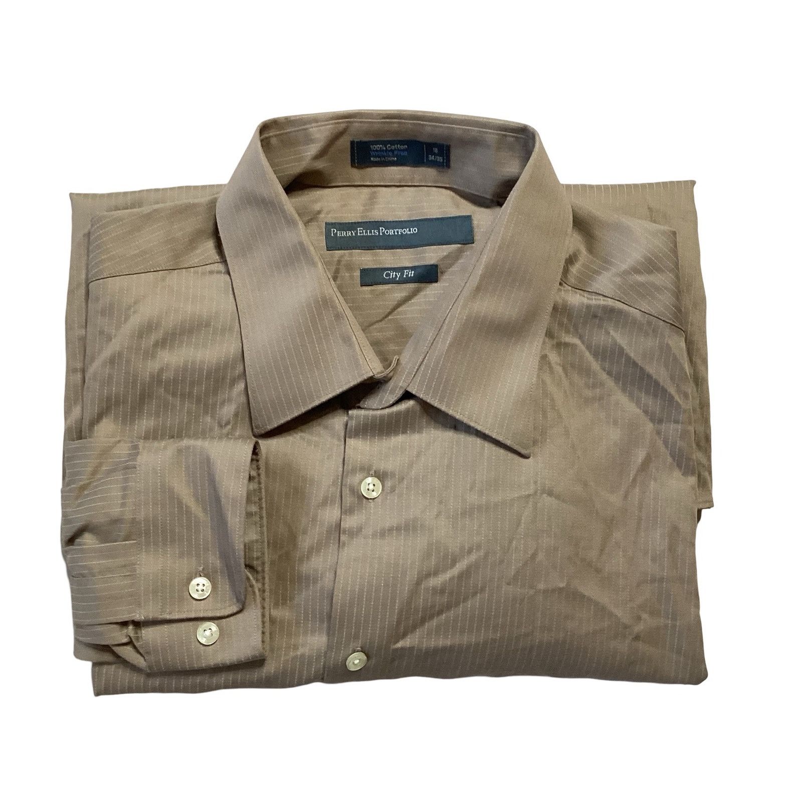 Perry Ellis Perry Ellis Portfolio Dress Shirt Size US XXL / EU 58 / 5 - 1 Thumbnail