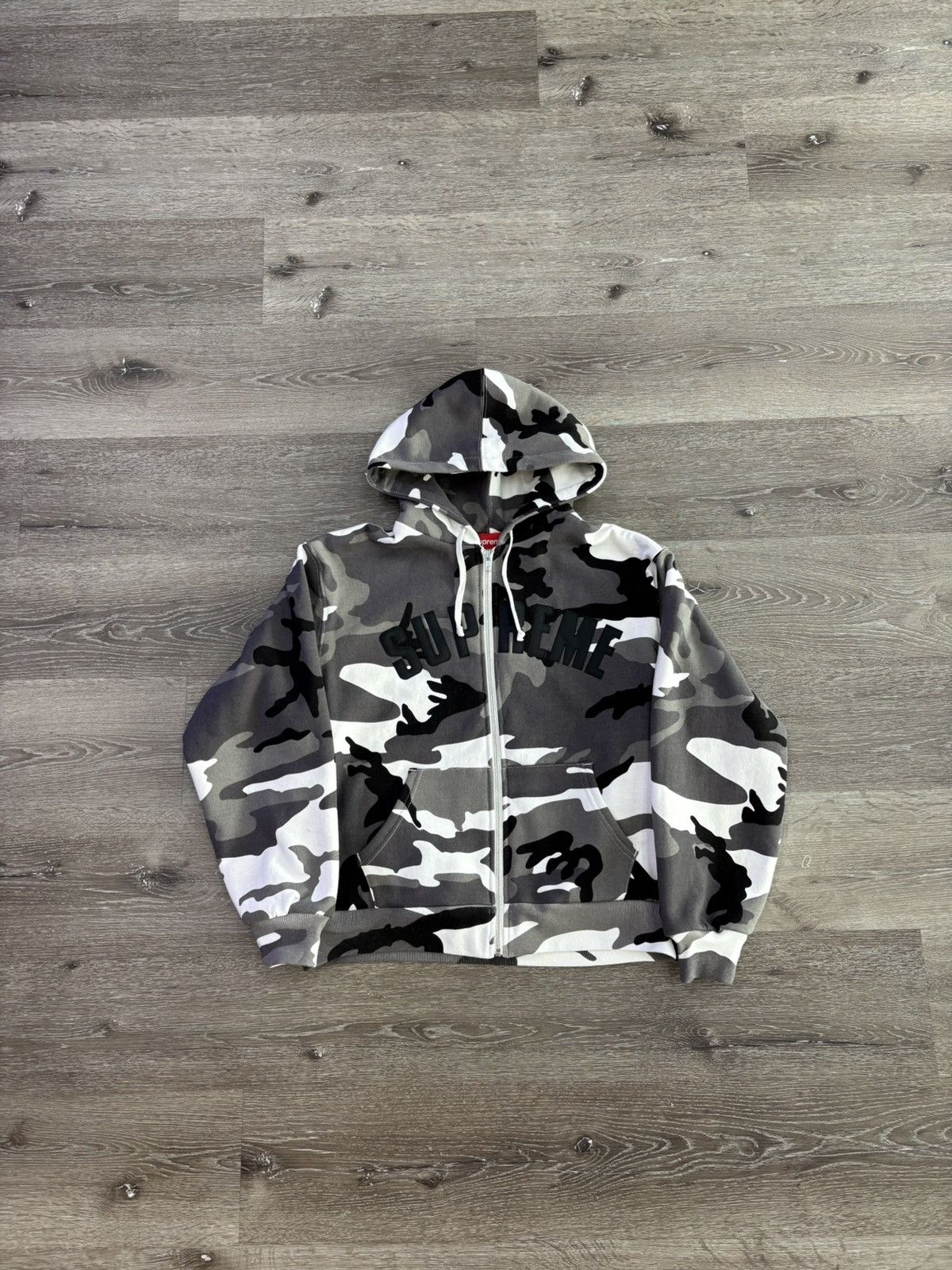 Supreme】Arc Thermal Lined Zip Up Hooded Sweatshirt☆Camo パーカー