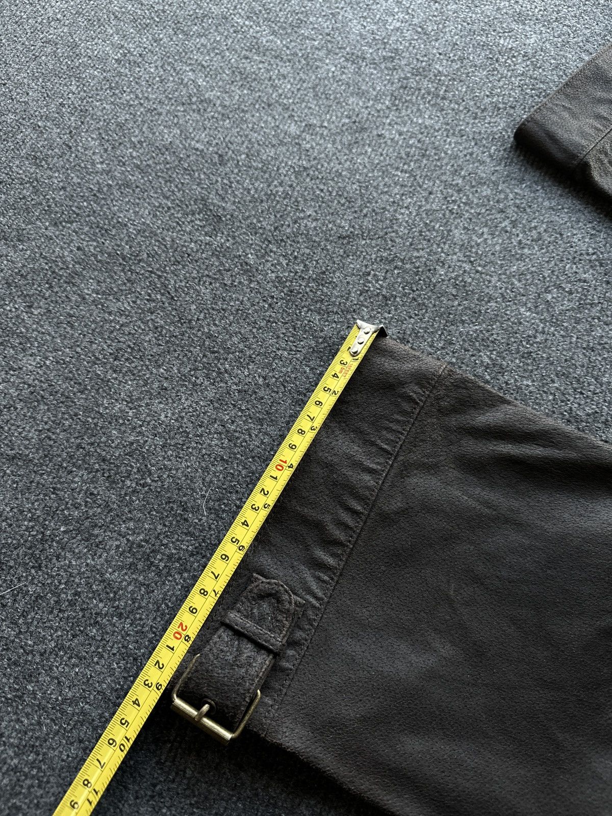 Leather 🚨Vintage leather pants motorcycles dark brown LUXURY Y2K Size 29" - 20 Thumbnail