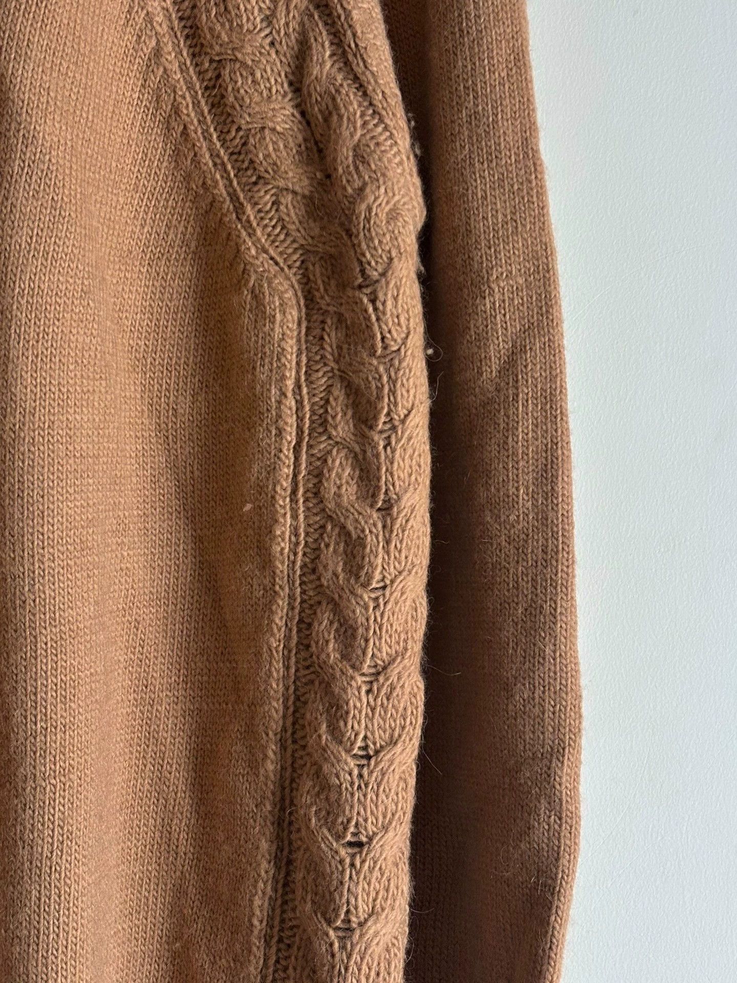 Dries Van Noten Beige Zip-Up Cable Knit Sweater Size L Size US L / EU 52-54 / 3 - 5 Thumbnail