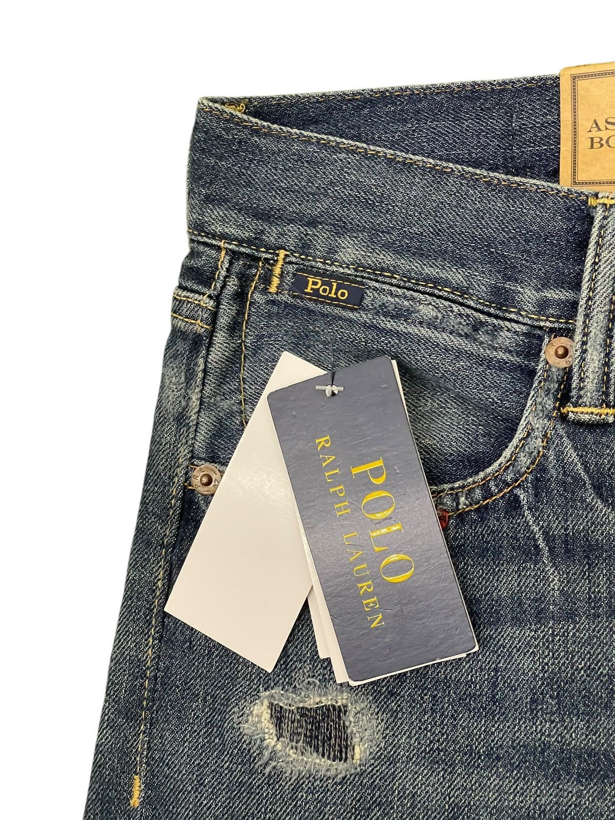 Polo Ralph Lauren New Patchwork Jeans Polo Ralph Lauren Slim Tapered Size US 27 - 9 Thumbnail