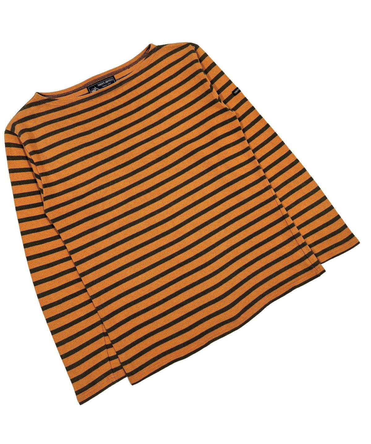 Saint James Vtg🔥Saint James Boatneck Marine Striped Longsleeve Tee Size US XXS / EU 40 - 5 Thumbnail