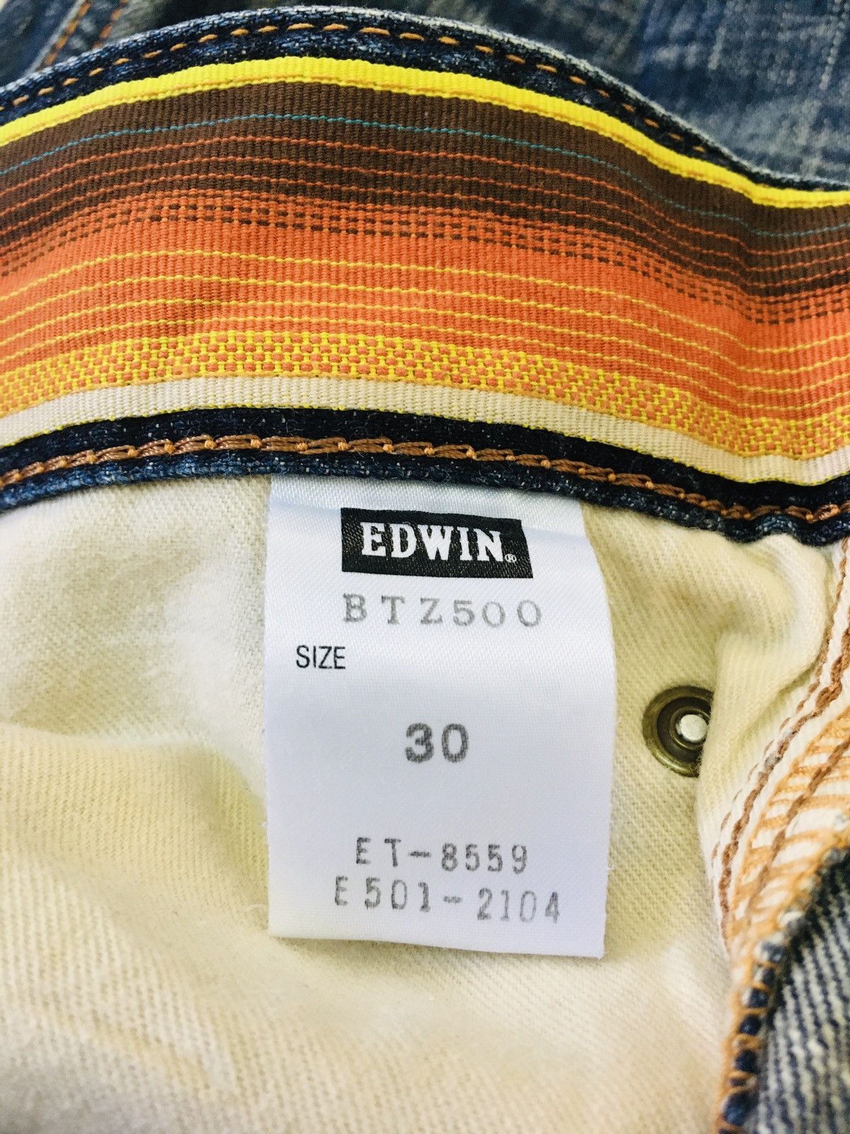 Edwin Edwin Blue Trip Distressed Denim (17) Size US 32 / EU 48 - 11 Thumbnail