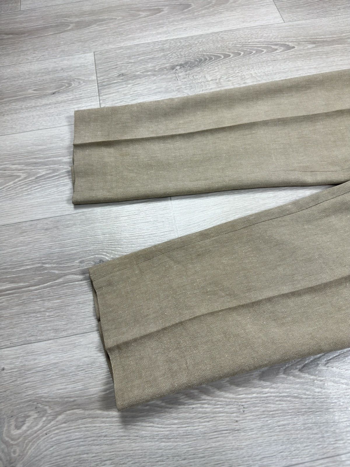 Polo Ralph Lauren Vintage Polo Ralph Lauren Beige Trousers Pants Made in Italy Size 34R - 4 Thumbnail