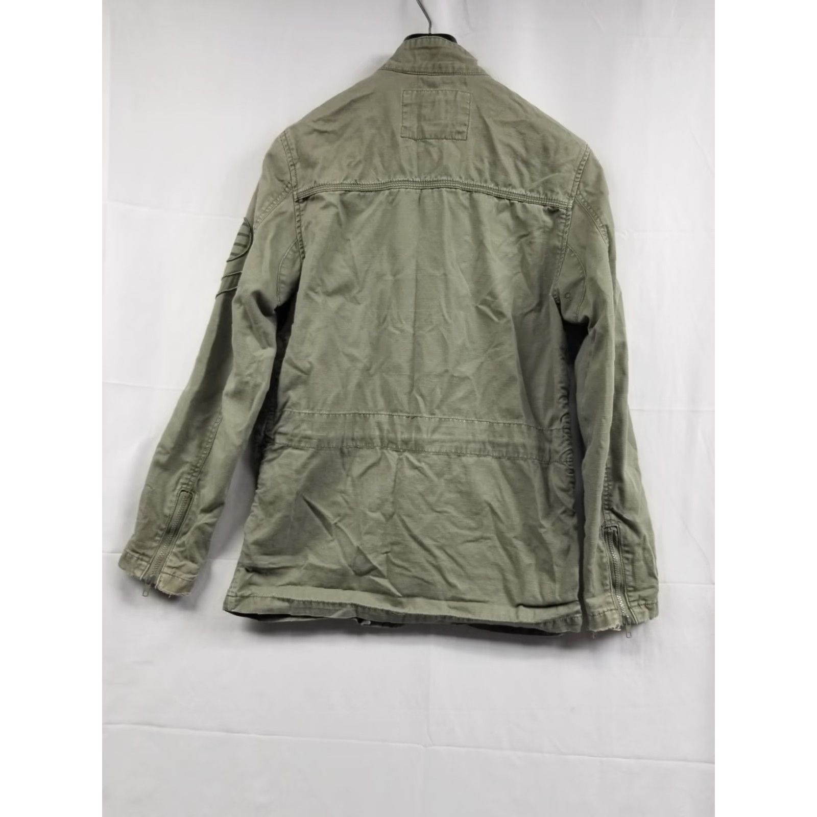 Olive VINTAGE Quicksilver Military Jacket Army Olive Green Men Size Medium Distressed Size US M / EU 48-50 / 2 - 2 Thumbnail