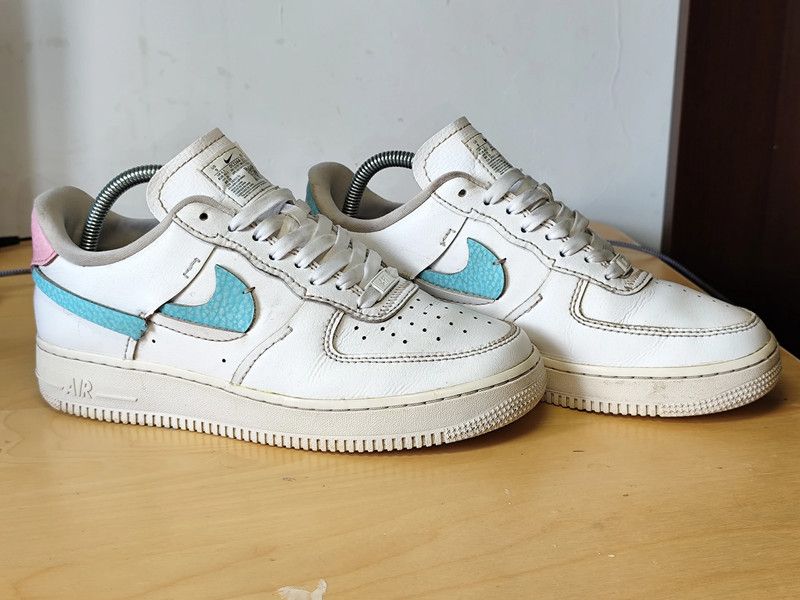 Nike Air Force 1 Low LXX Rose Blanc Aqua Size US 9 / EU 42 - 5 Thumbnail