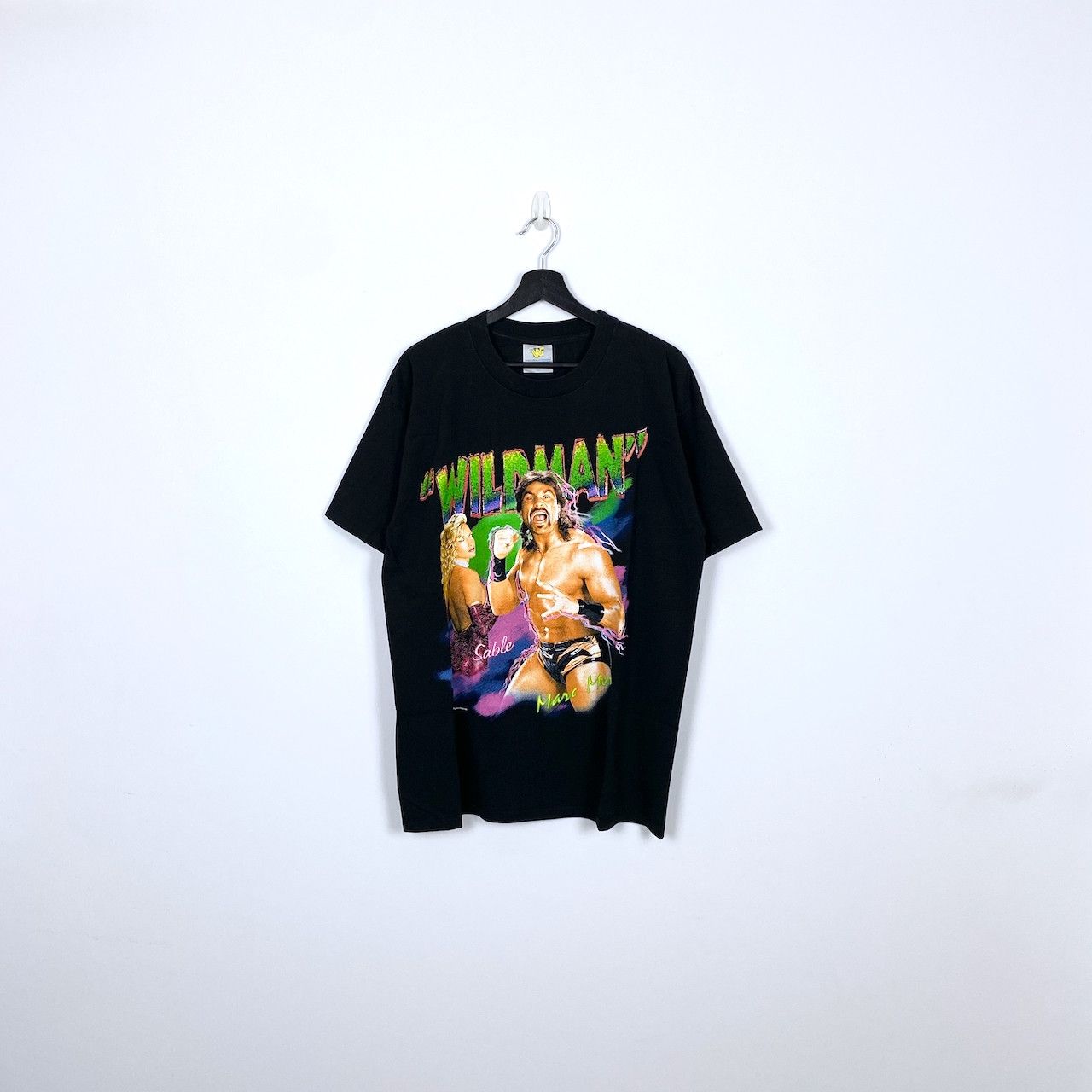 Vintage VINTAGE 1996 WWF SABLE WILDMAN TEE Size US XL / EU 56 / 4 - 1 Thumbnail
