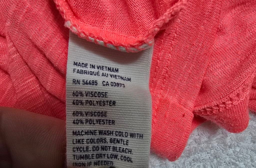 American Eagle Outfitters Women's American Eagle Outfitters Coral Long Sleeve Tee M Size M / US 6-8 / IT 42-44 - 4 Thumbnail