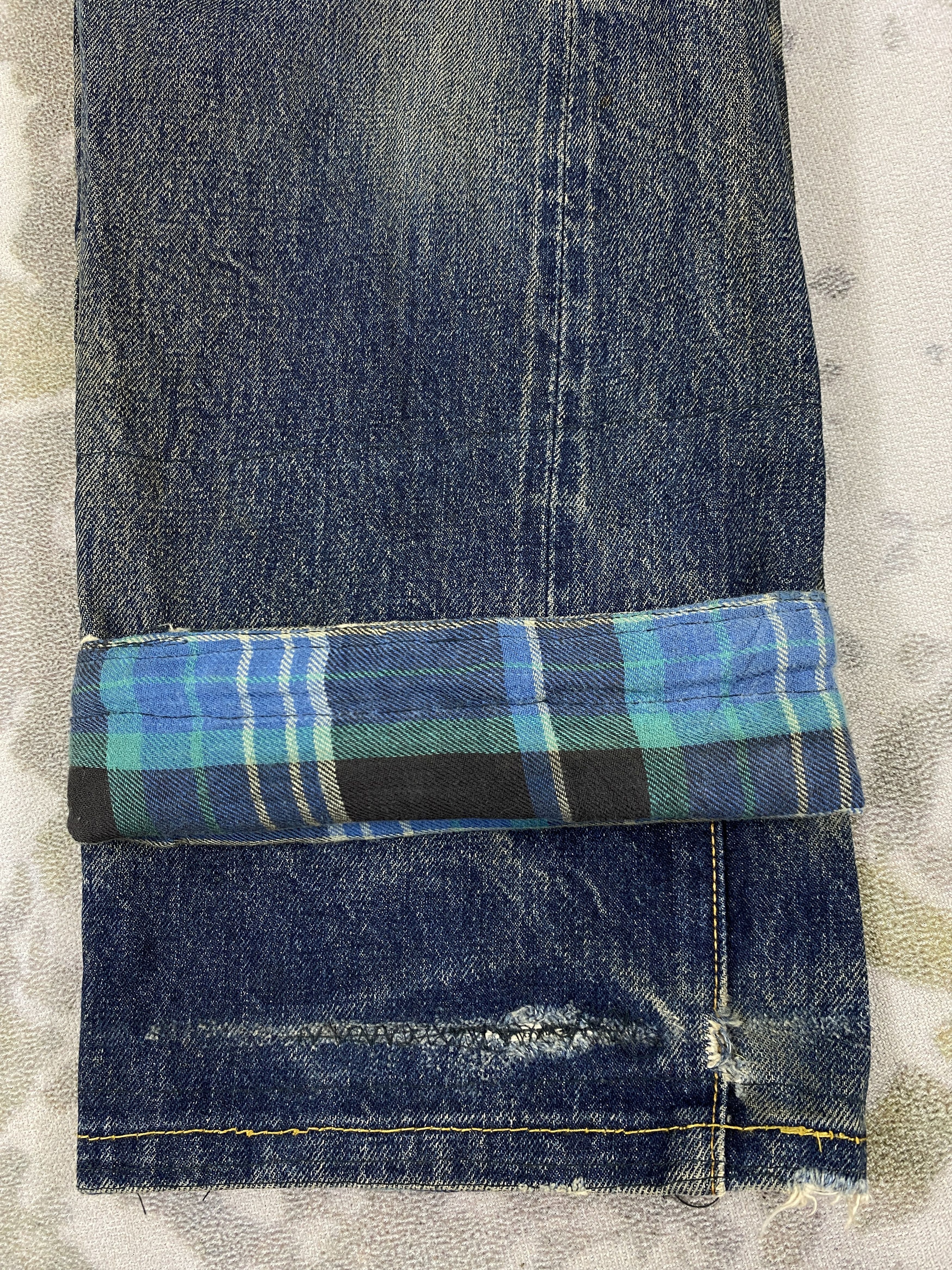 If Six Was Nine Vintage Redline Studio D'Artisan Jeans 31x27 Denim- JN3927 Size US 31 - 13 Thumbnail