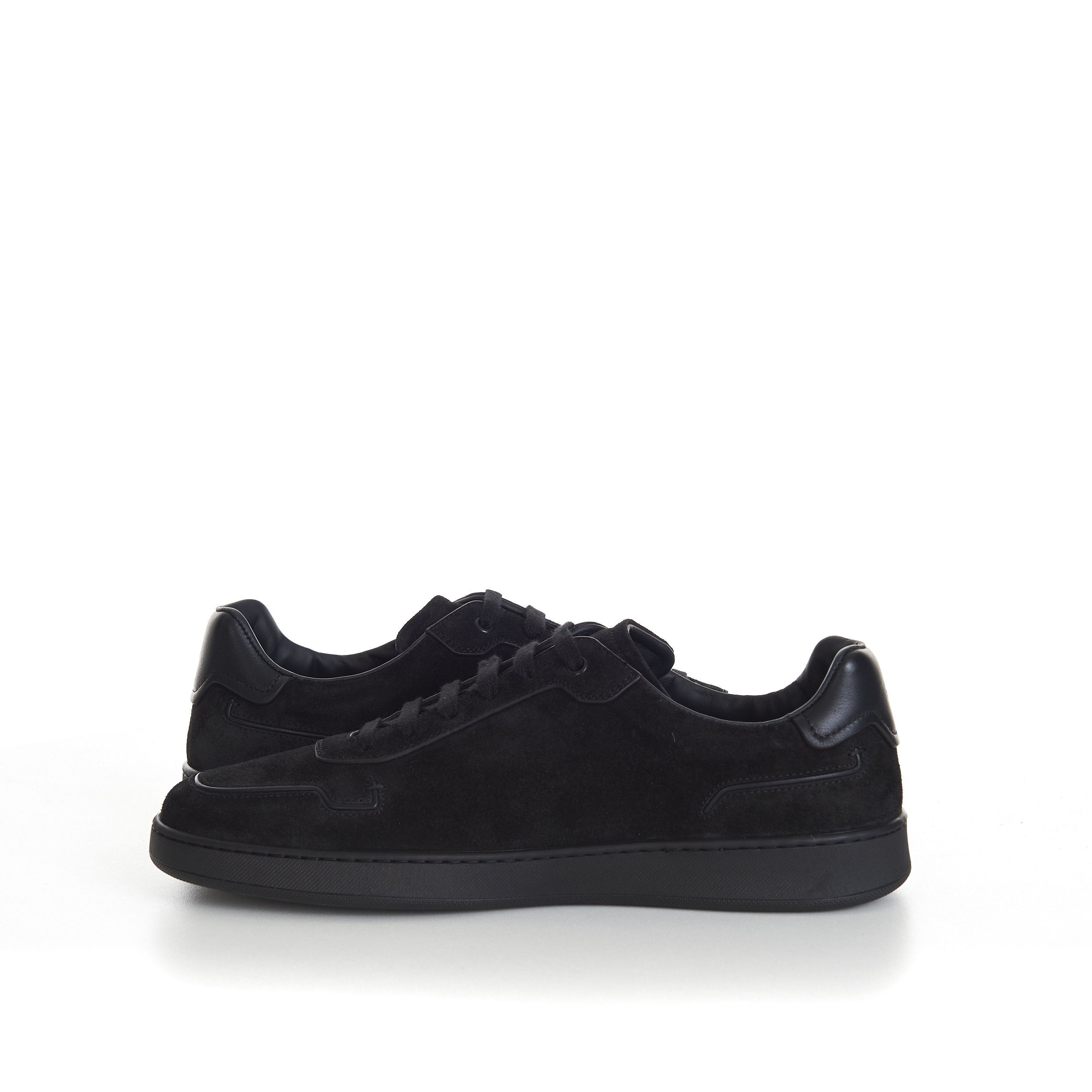 Zilli Black Suede Low Top Round Toe Sneakers Size US 8 / EU 41 - 9 Thumbnail