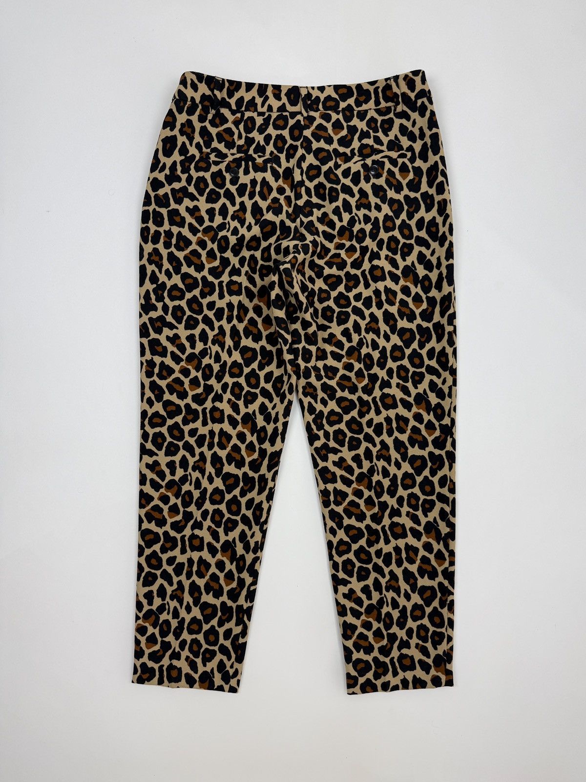Weekend Max Mara Weekend Max Mara Cheetah Animal Print Capri Cropped Trousers Size 30" / US 8 / IT 44 - 6 Thumbnail