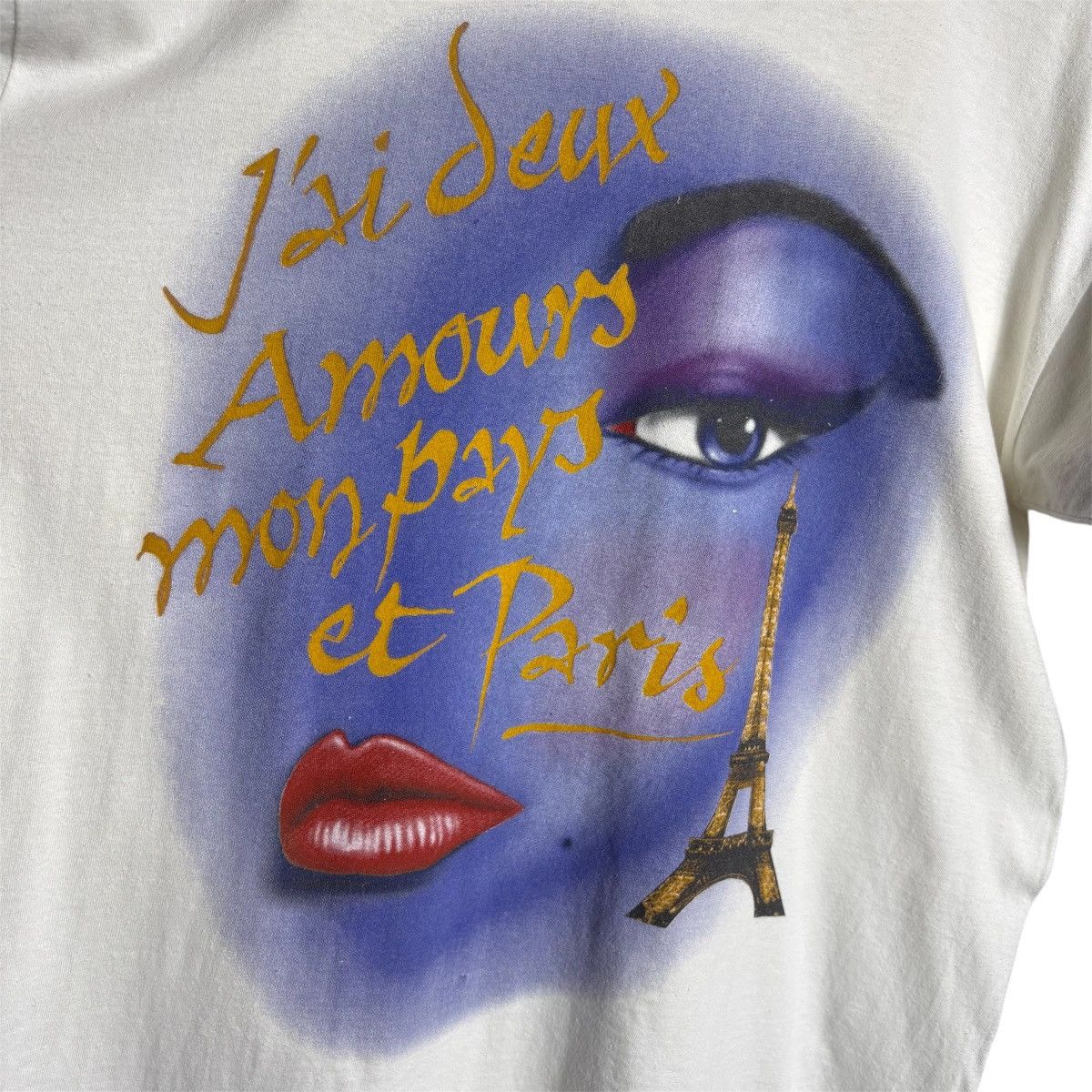 Band Tees × Vintage Vintage 90s J’ai Deux Amours Paris Band Tee Size US L / EU 52-54 / 3 - 2 Thumbnail