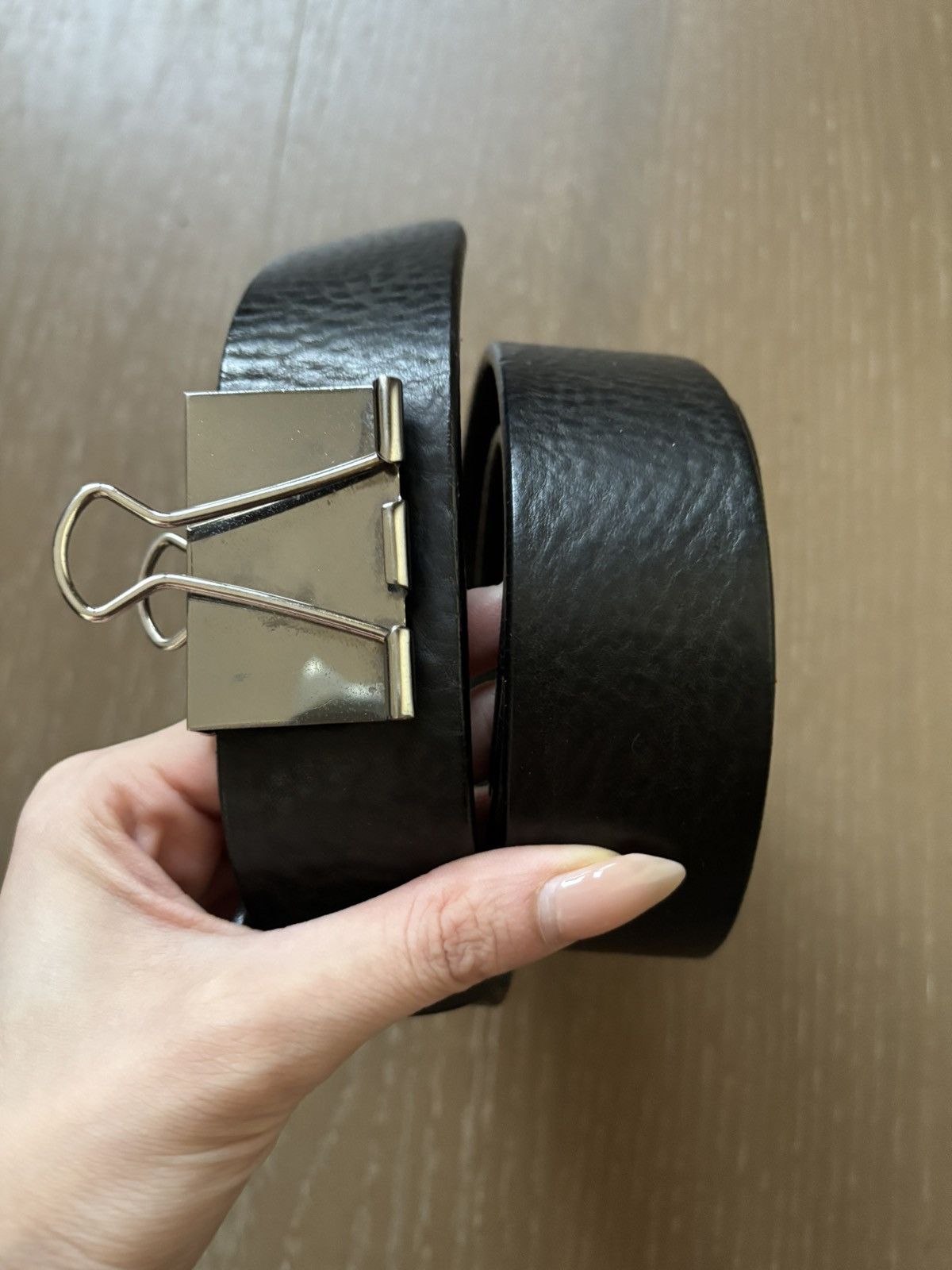 小物 vetements ring leather belt Vetements Leather Ring Belt - Black | Garmentory
