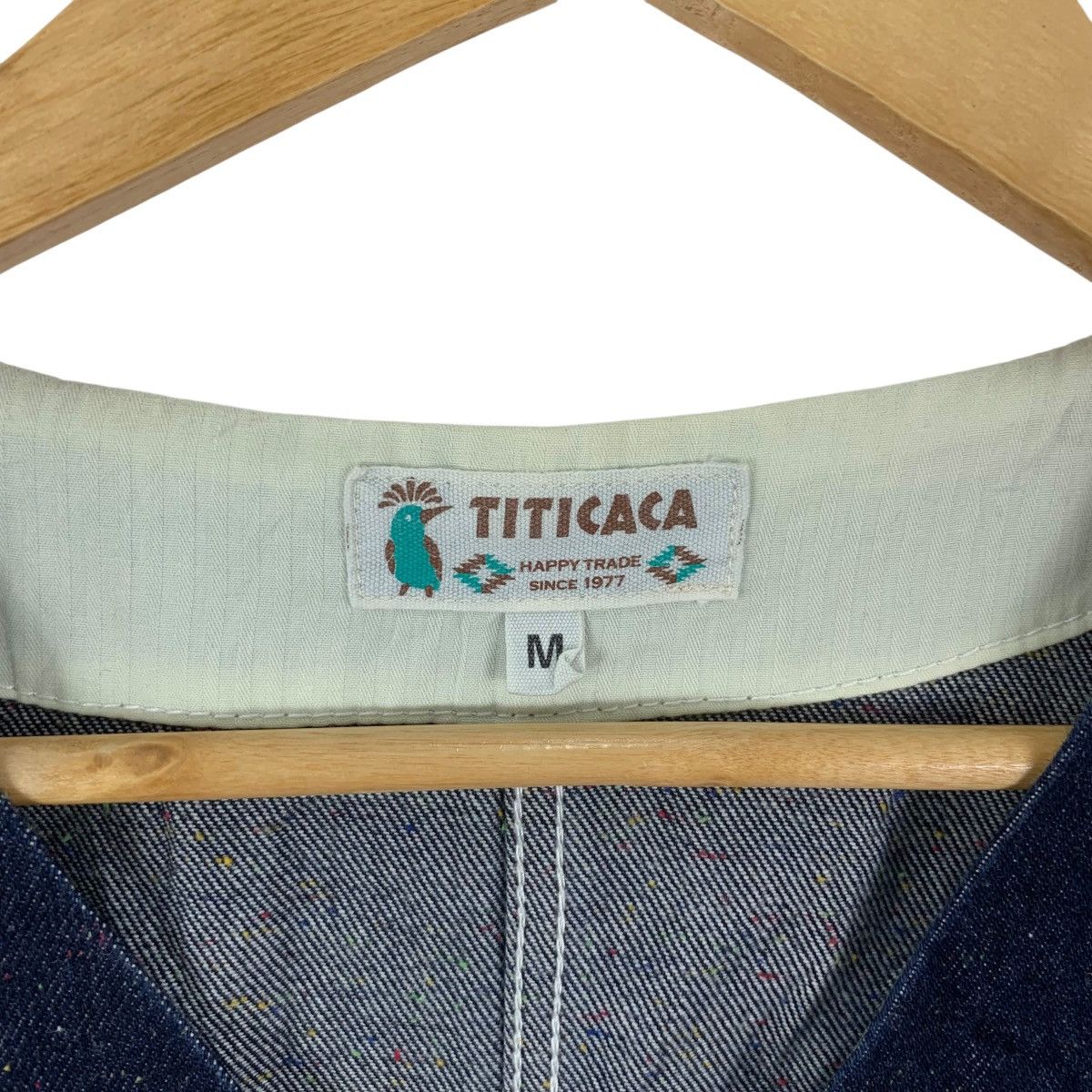 Other TITICACA SKULL BONES Embroidered Denim Jeans Vest Jacket Size M / US 6-8 / IT 42-44 - 10 Thumbnail