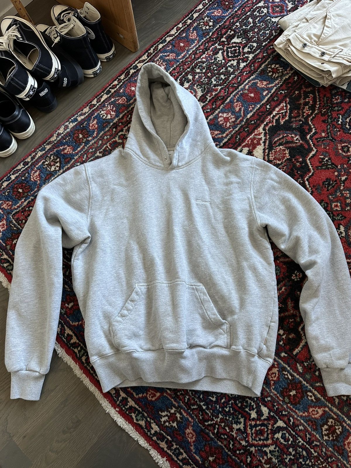 image of Jjjjound J95 Hoodie Grey, Men's (Size XL)