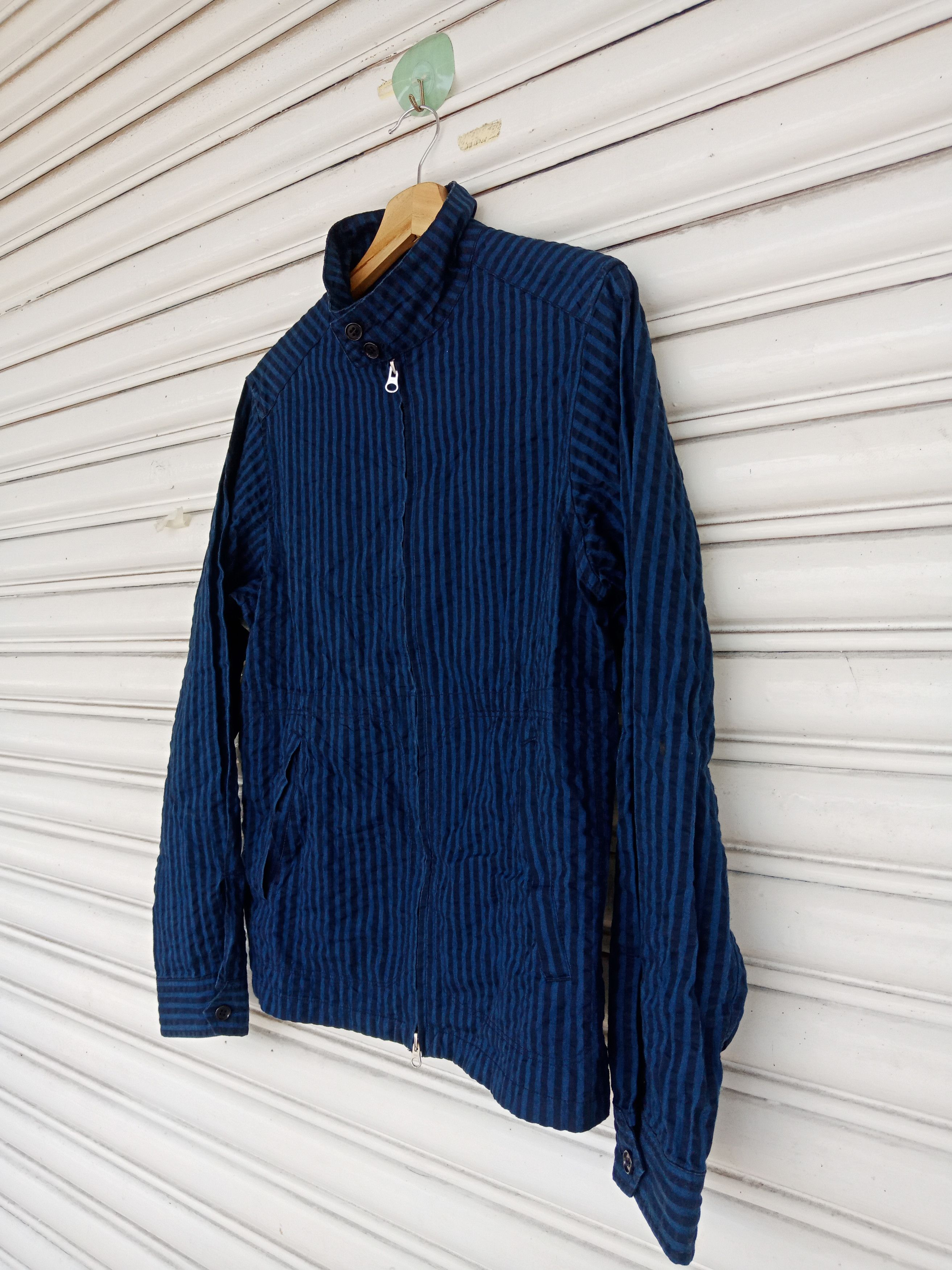Issey Miyake Issey Miyake CDZ Striped Wrinkled Size US M / EU 48-50 / 2 - 4 Thumbnail