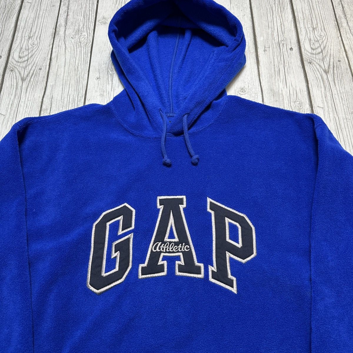 Gap Vintage GAP Athletic fleece hoodie Size US L / EU 52-54 / 3 - 3 Thumbnail