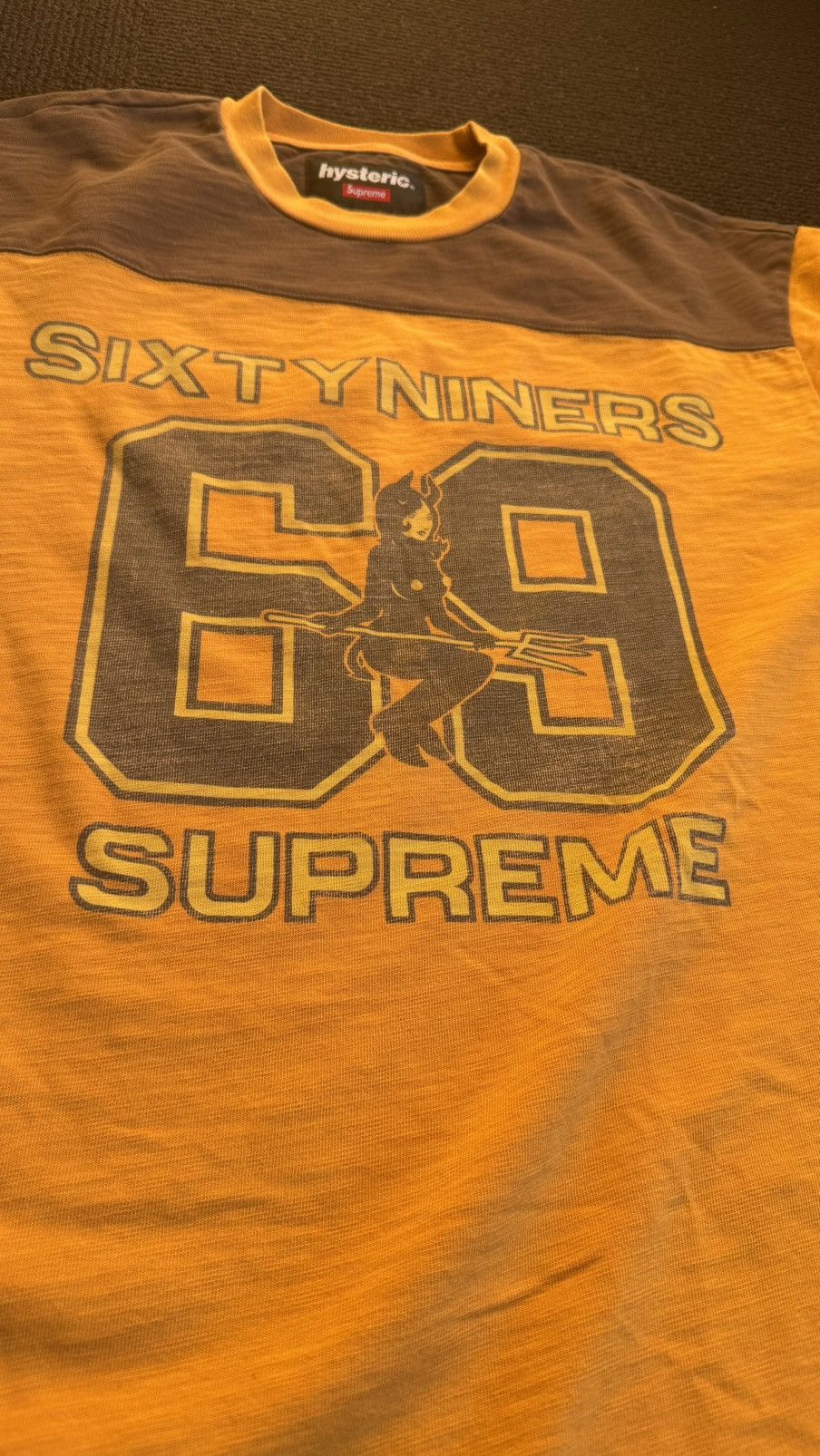 Hysteric Glamour × Supreme Supreme hysteric glamour 69 Football top (Light orange) (M) Size US M / EU 48-50 / 2 - 2 Thumbnail